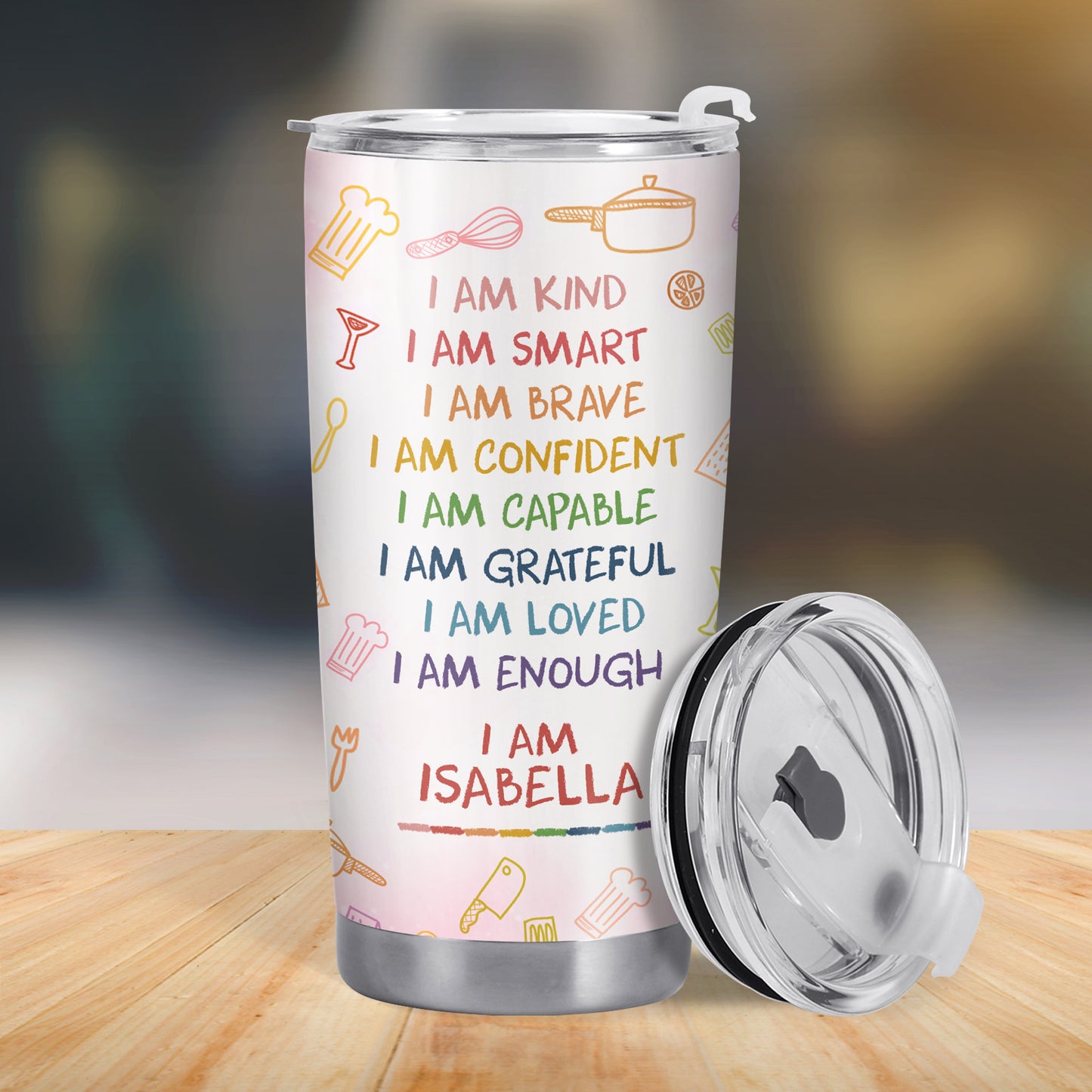 I Am Kind, I Am Smart, I Am Brave, Various Kitchen Utensils