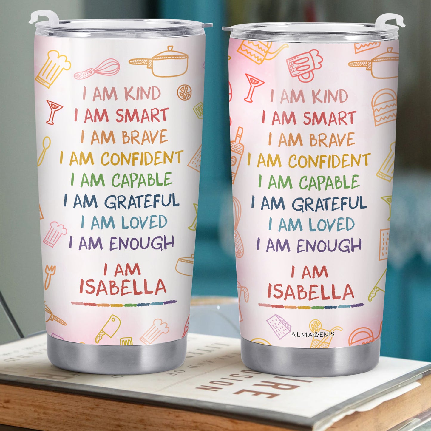 I Am Kind, I Am Smart, I Am Brave, Various Kitchen Utensils