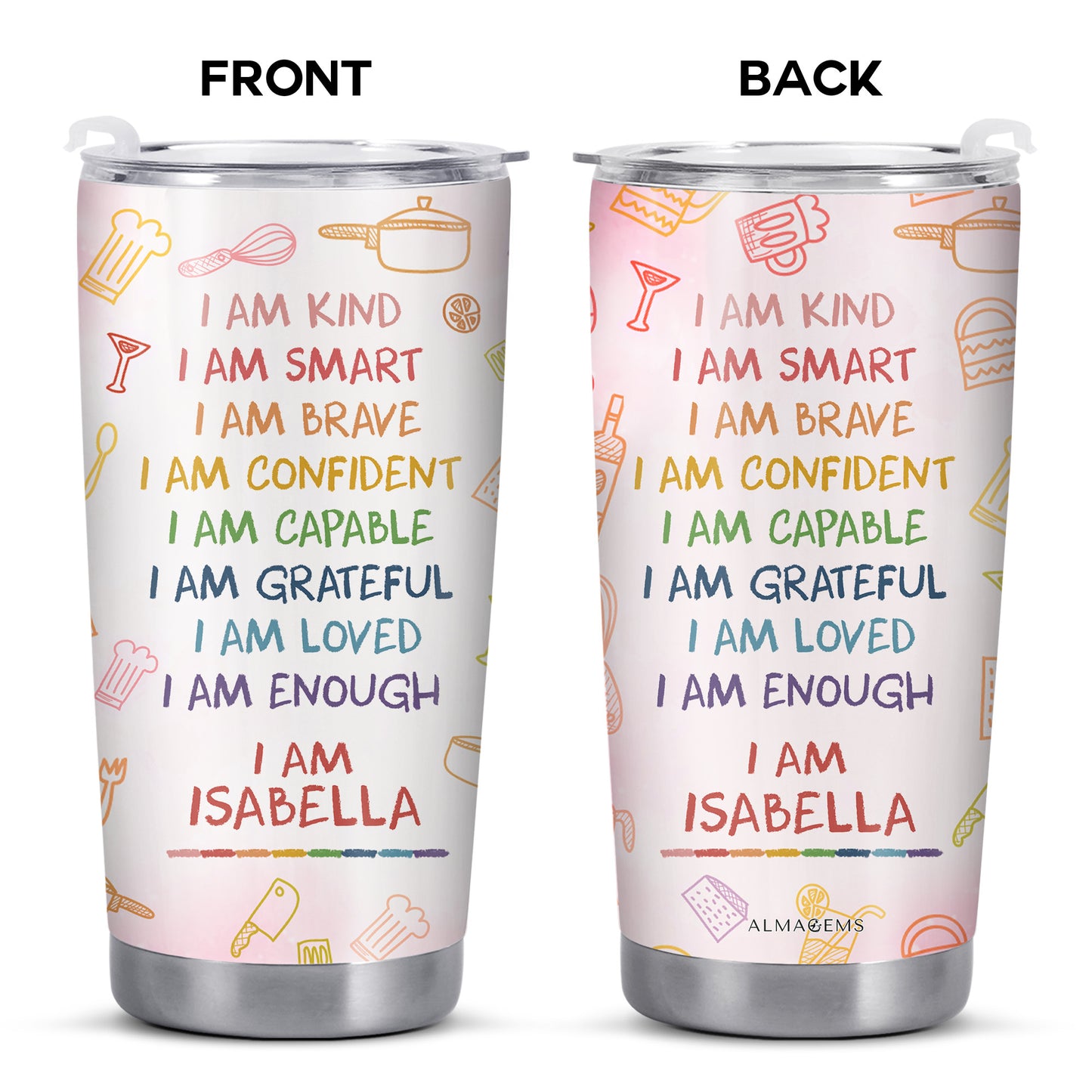 I Am Kind, I Am Smart, I Am Brave, Various Kitchen Utensils