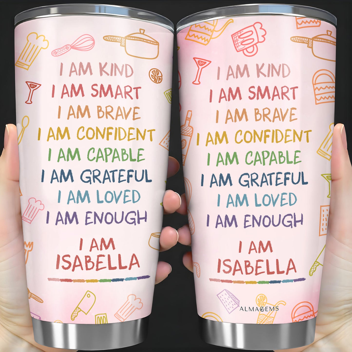 I Am Kind, I Am Smart, I Am Brave, Various Kitchen Utensils