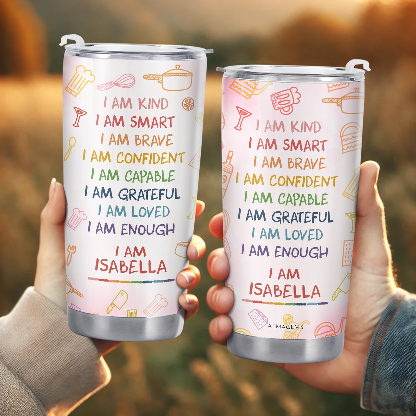 I Am Kind, I Am Smart, I Am Brave, Various Kitchen Utensils