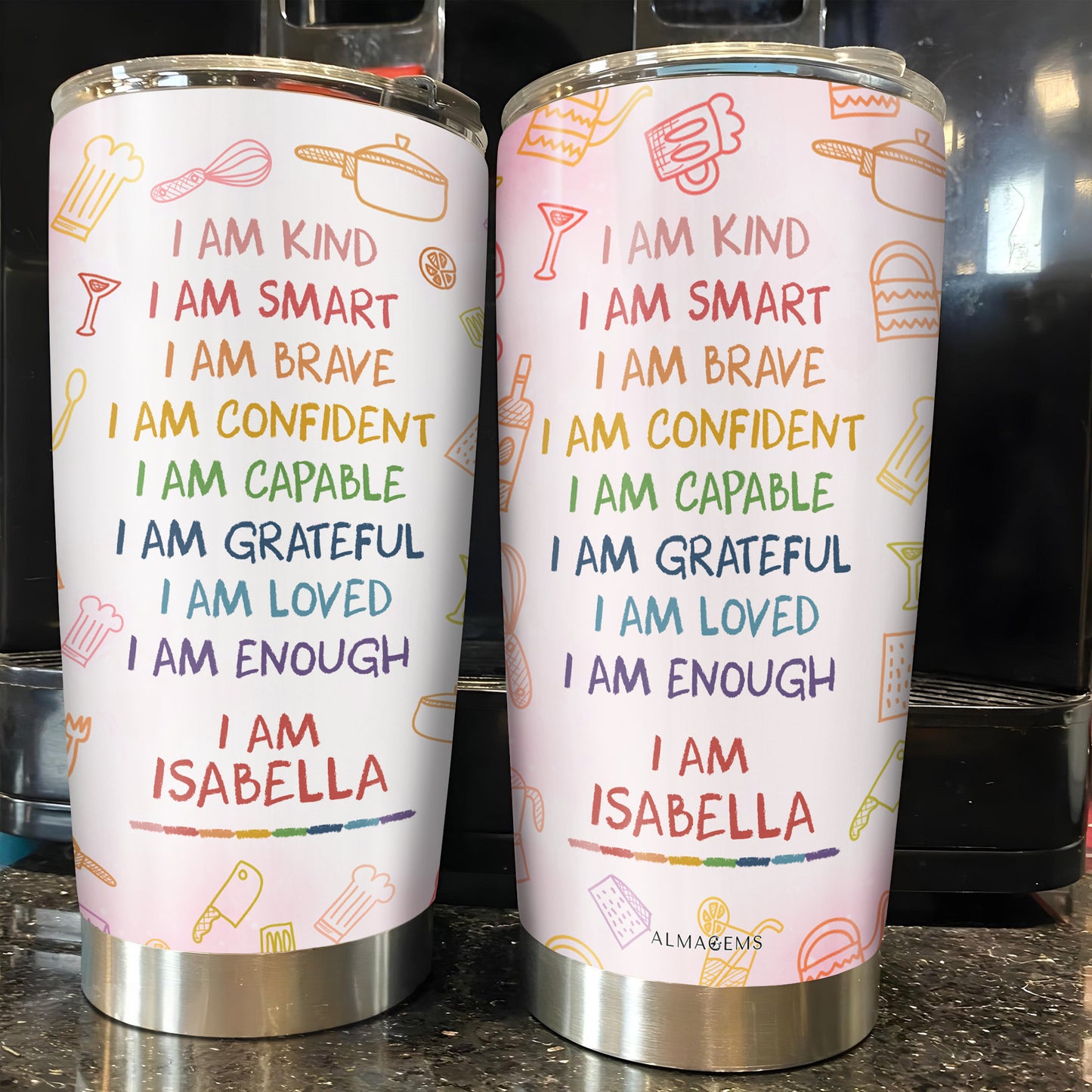 I Am Kind, I Am Smart, I Am Brave, Various Kitchen Utensils