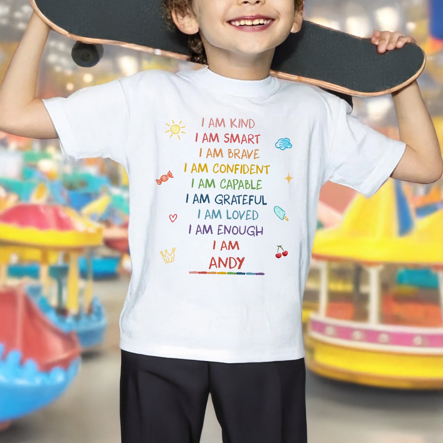 I Am Kind, Smart, Brave, Empowerment T-Shirt