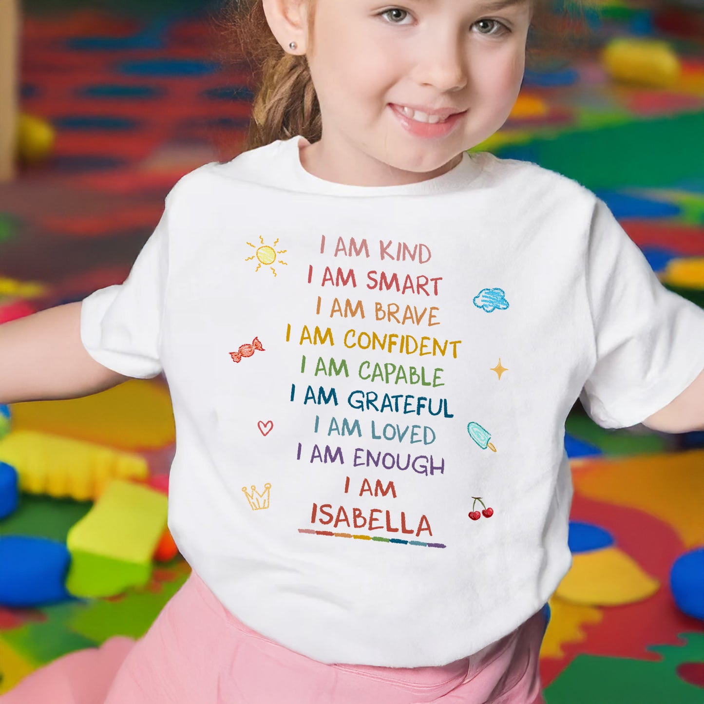I Am Kind, Smart, Brave, Empowerment T-Shirt