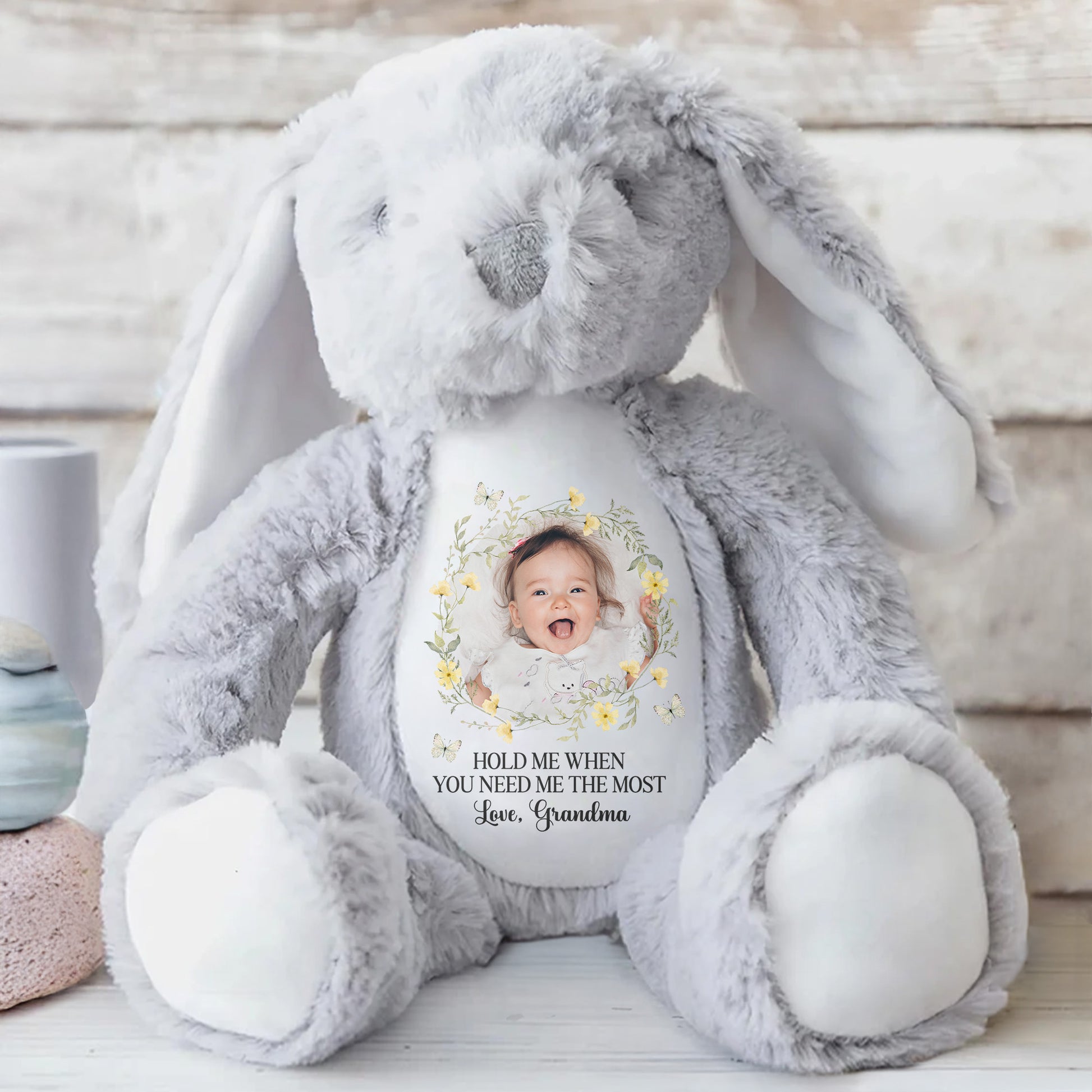 Hold Me When You Need Me The Most, Bunny With Photo Frame