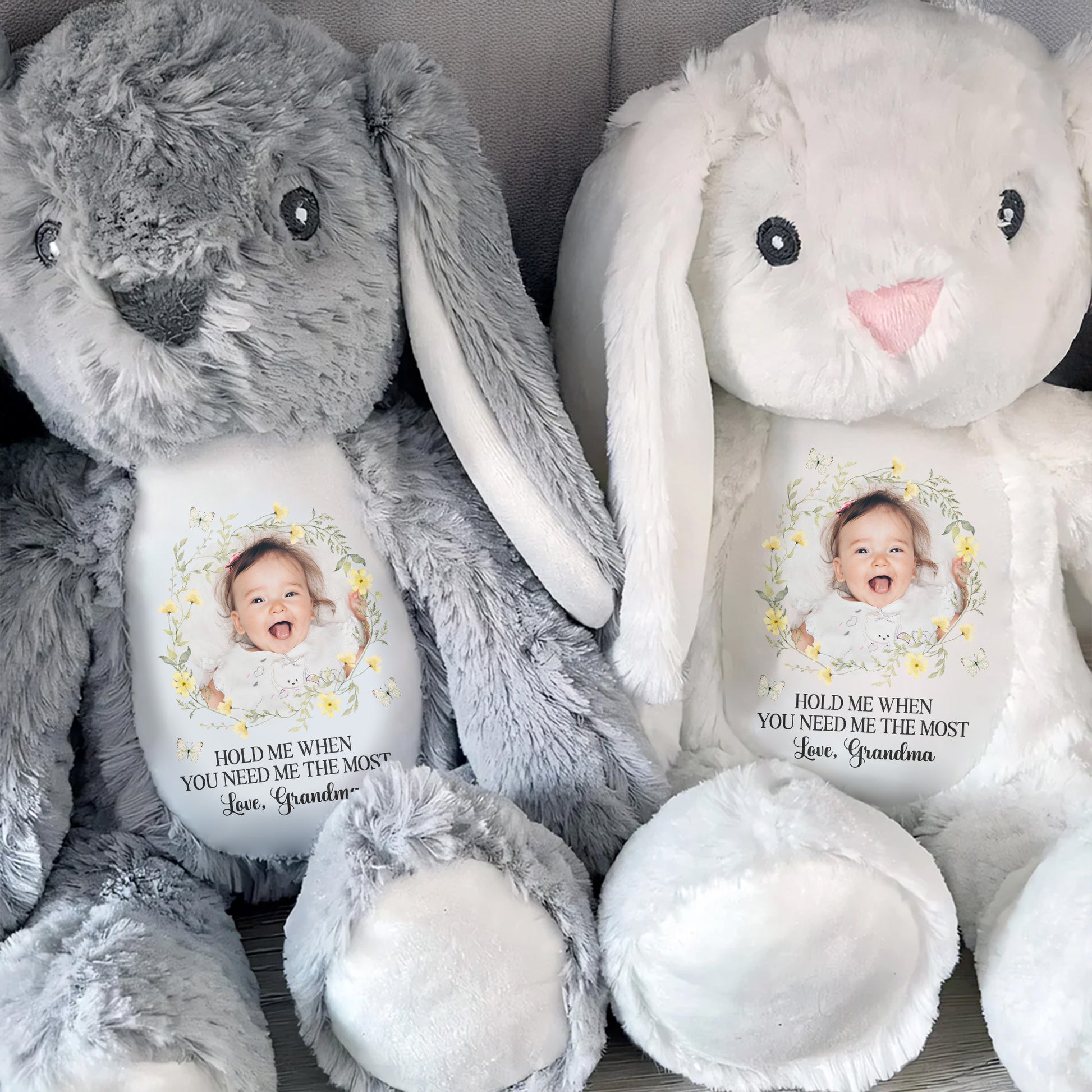 Hold Me When You Need Me The Most, Bunny With Photo Frame