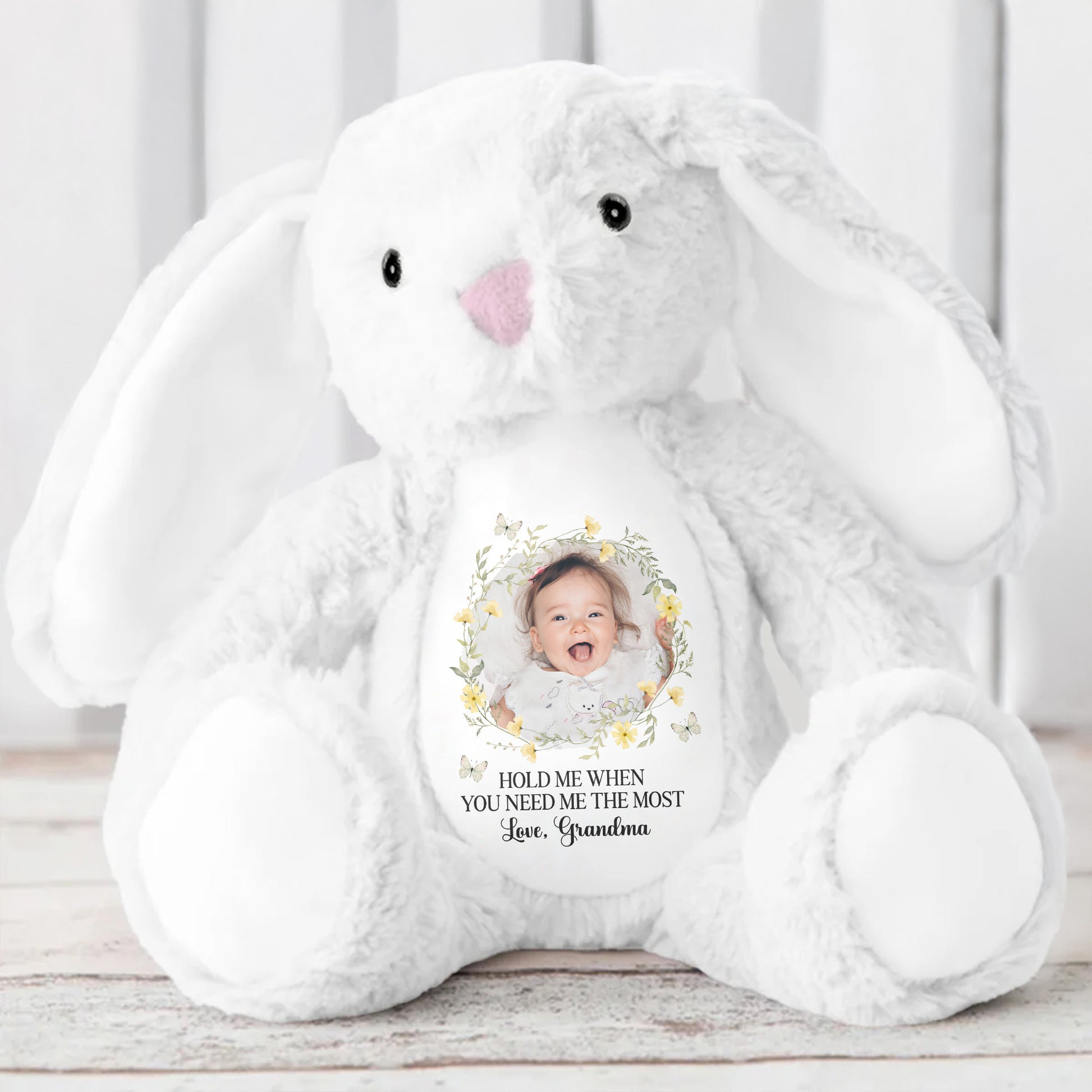 Hold Me When You Need Me The Most, Bunny With Photo Frame
