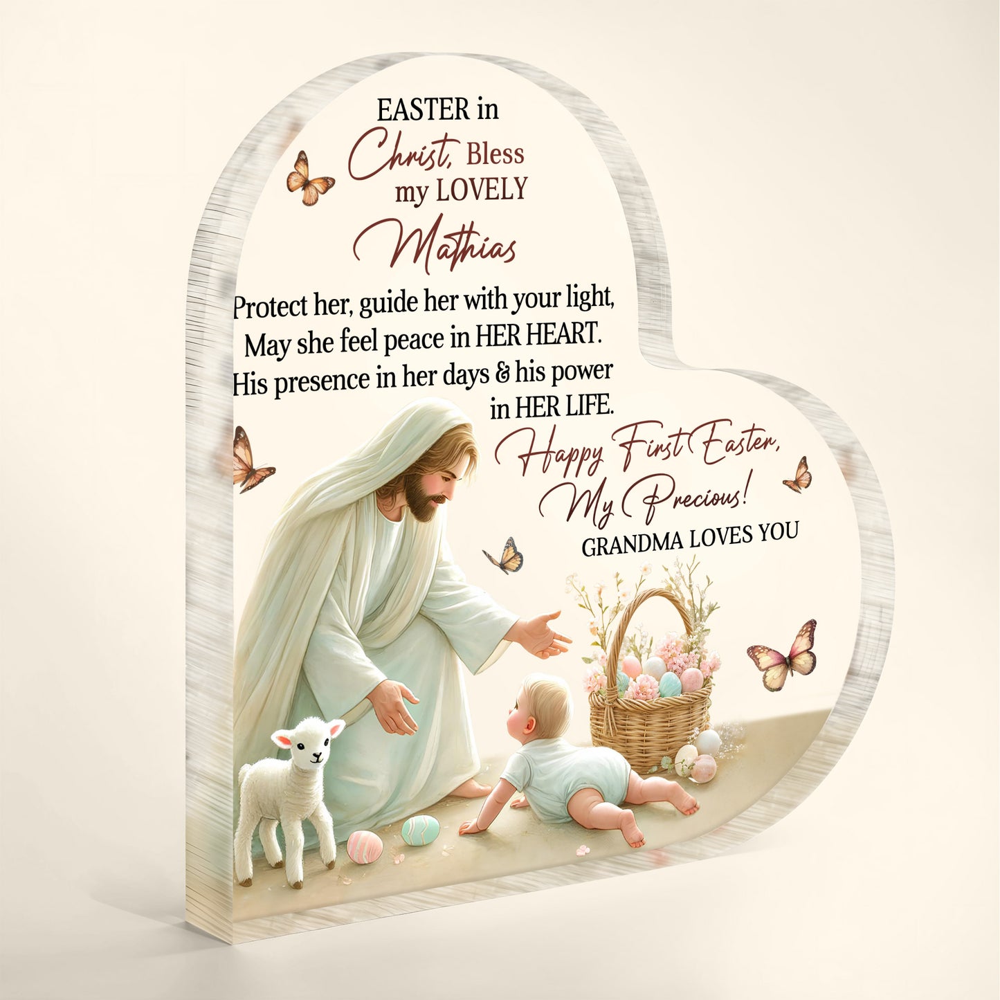 Easter In Christ, Bless My Lovely, Protect Her, Guide Her, Jesus and Easter Eggs