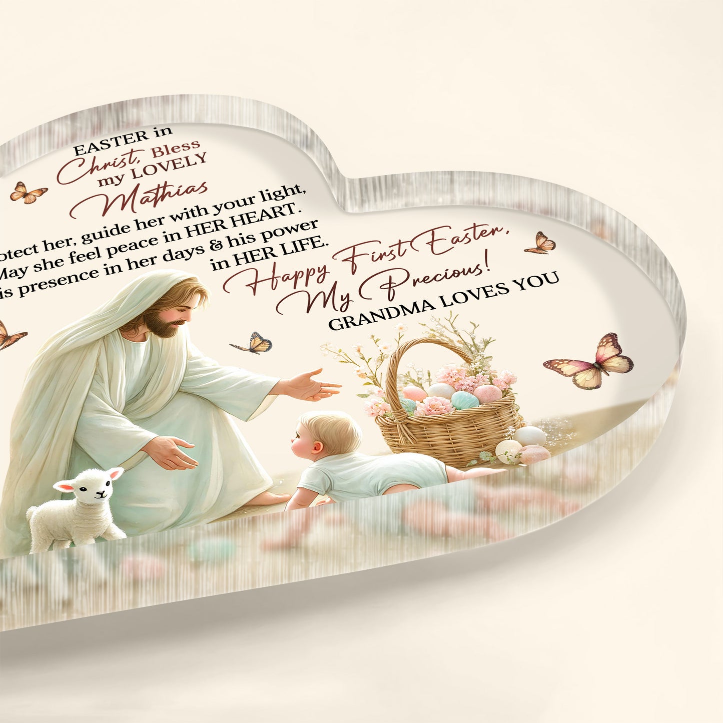 Easter In Christ, Bless My Lovely, Protect Her, Guide Her, Jesus and Easter Eggs