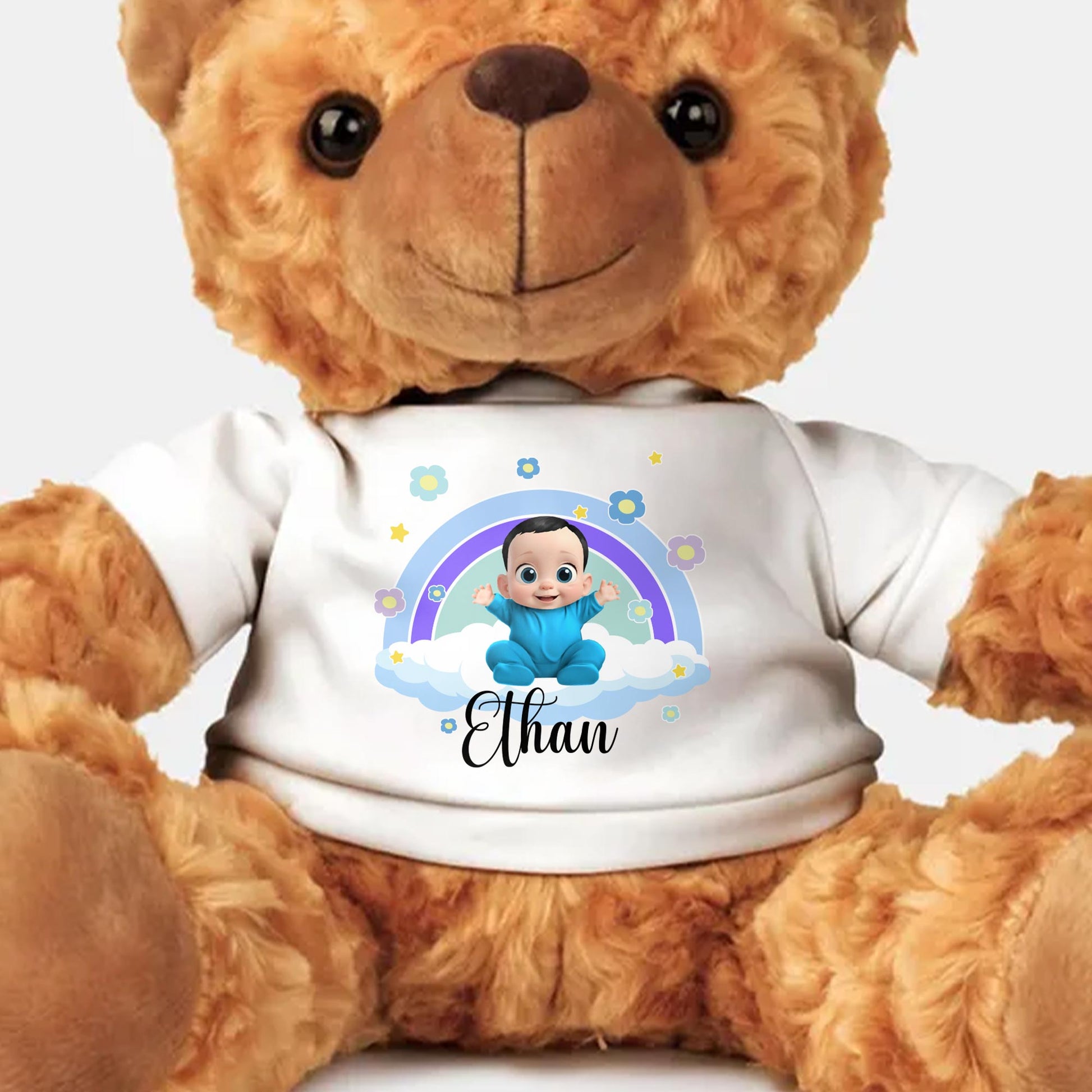 Brighten Up Your Child's Day With A Custom Cuddle Bear Featuring A Baby