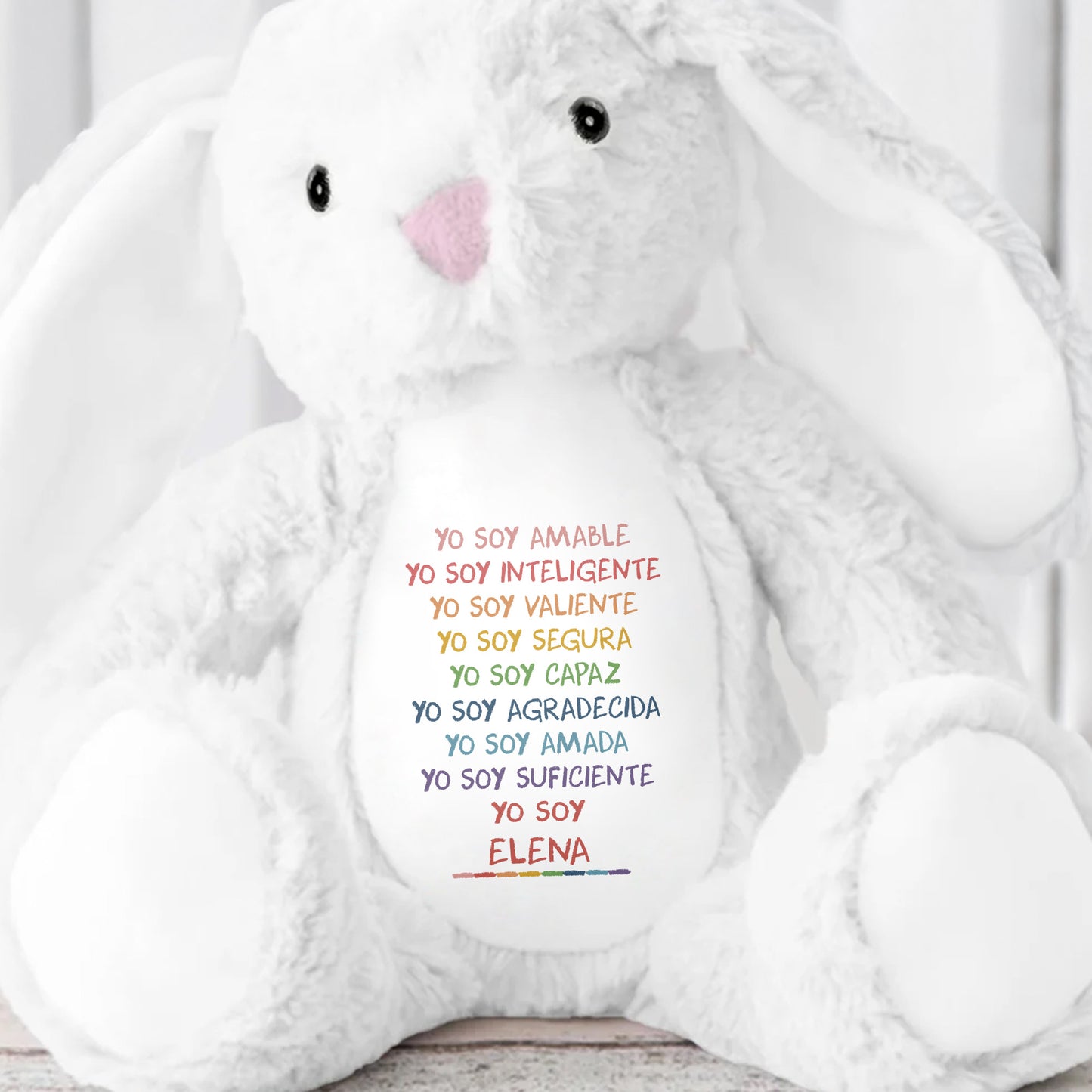 Yo Soy Amable, Yo Soy Inteligente, Stuffed Bunny