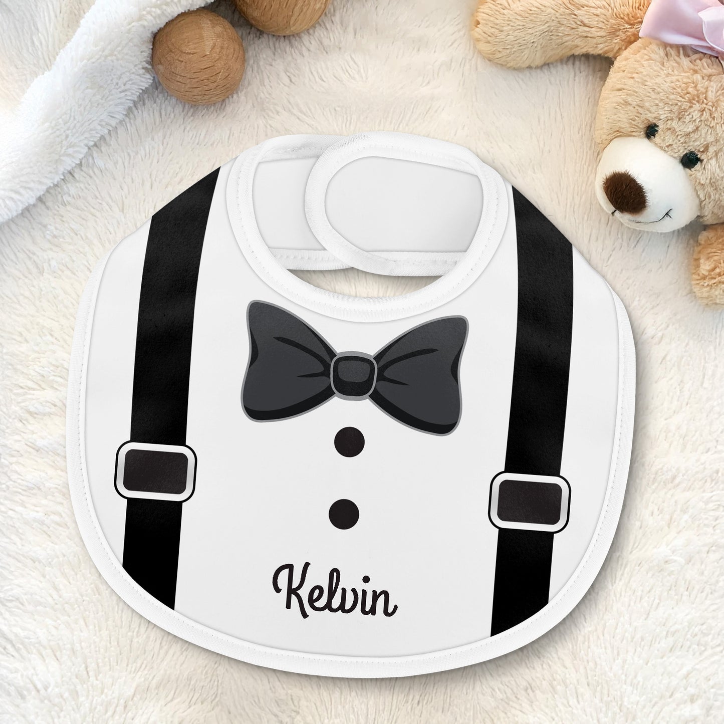 A Charming Tuxedo Design Perfect For Your Little One, Bow Tie
