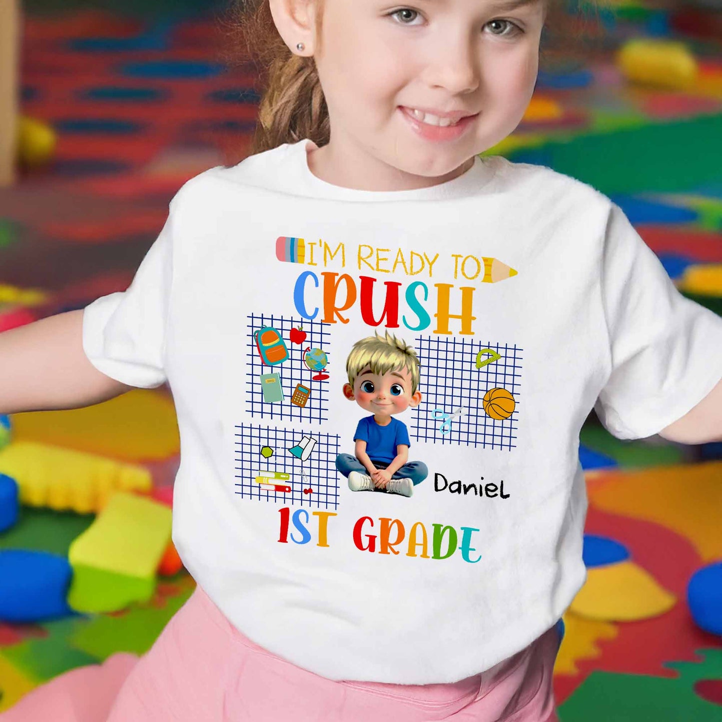 I'm Ready To Crush 1st Grade T-Shirt For Boys