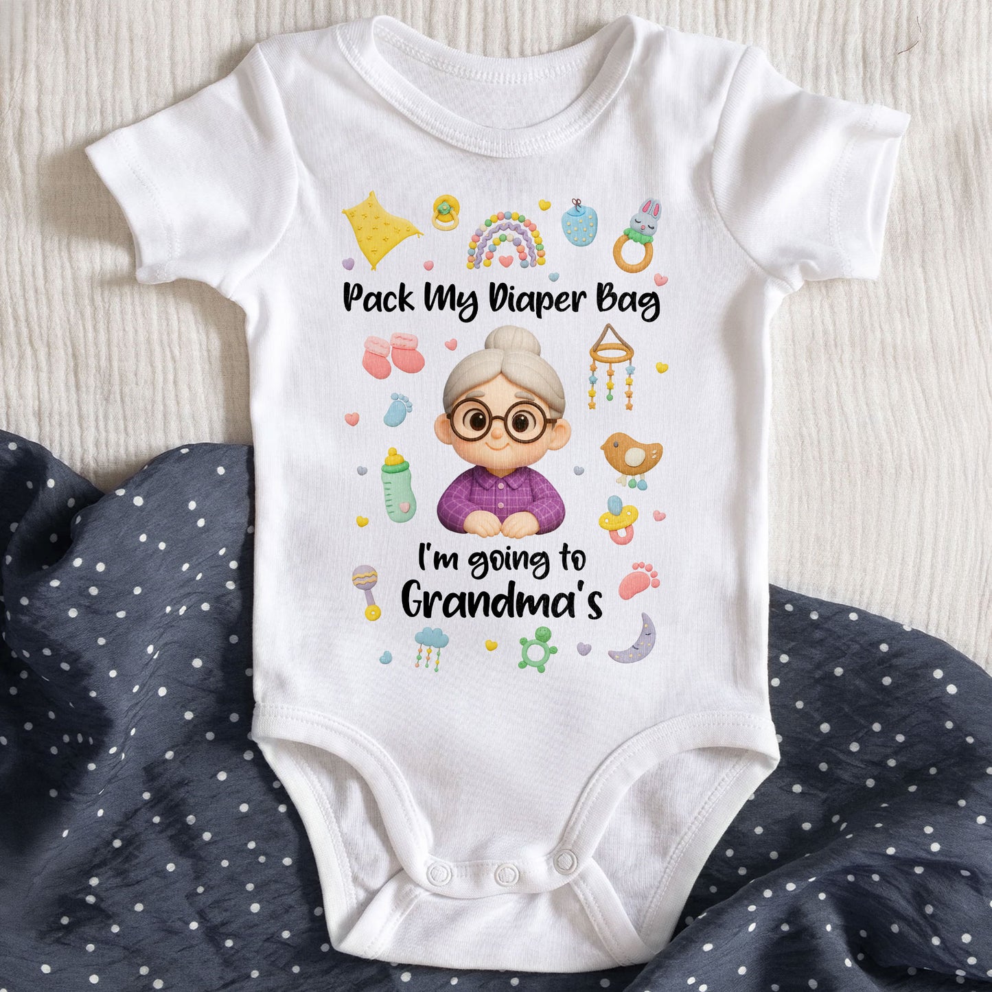 Pack My Diaper Bag, Going To Grandma's, Cute Baby Items