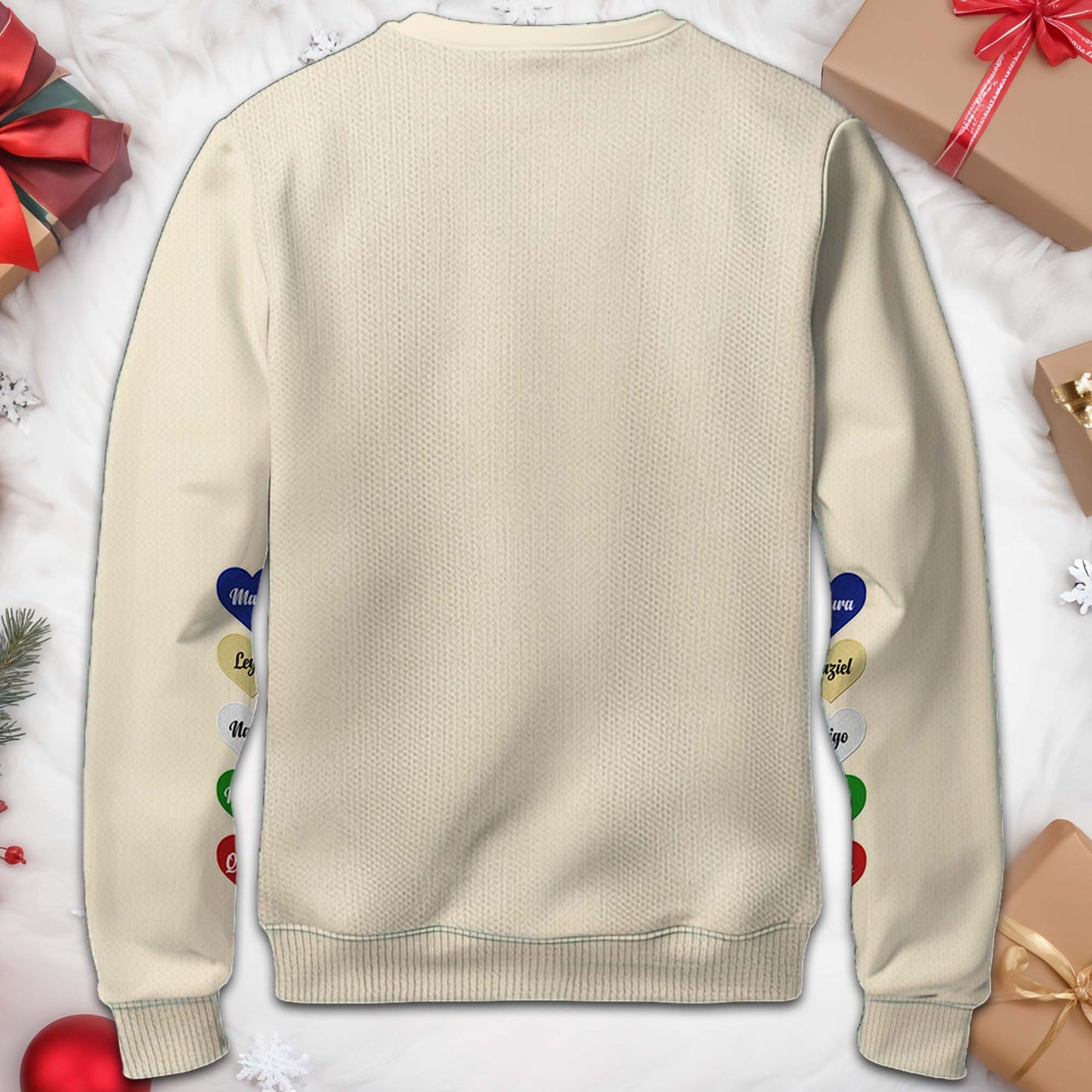 Nana Wrapped In Love With Festive Bows Jumper