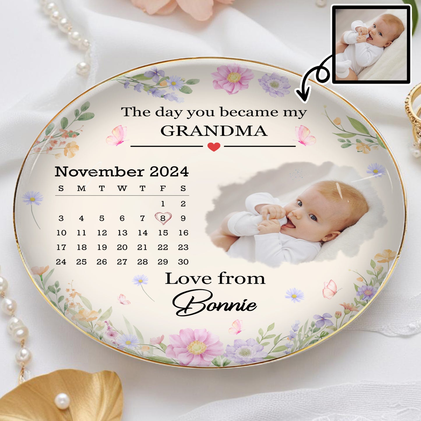 The Day You Became My Grandma With Flowers