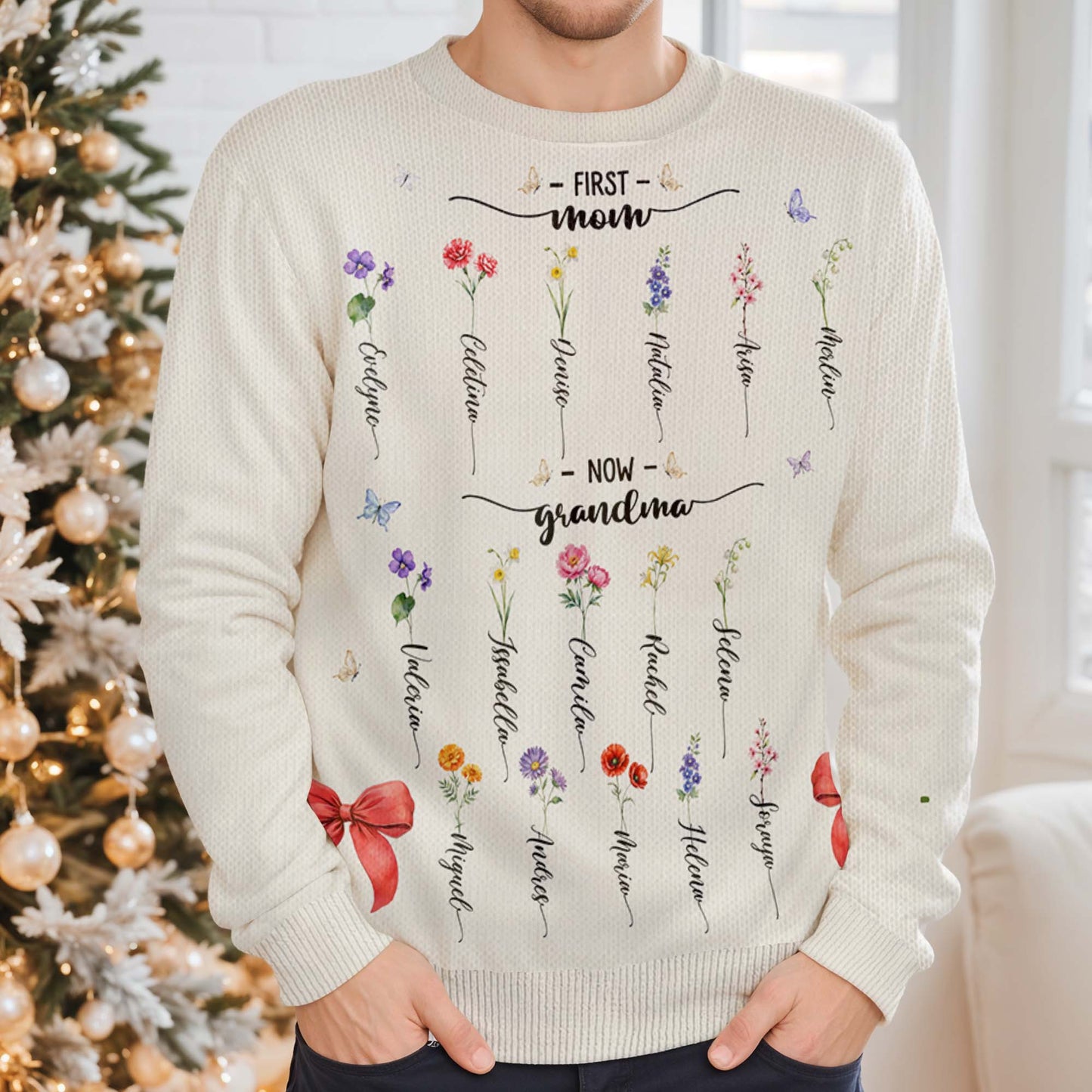 From Mom To Grandma Journey With Love And Flowers Sweatshirt
