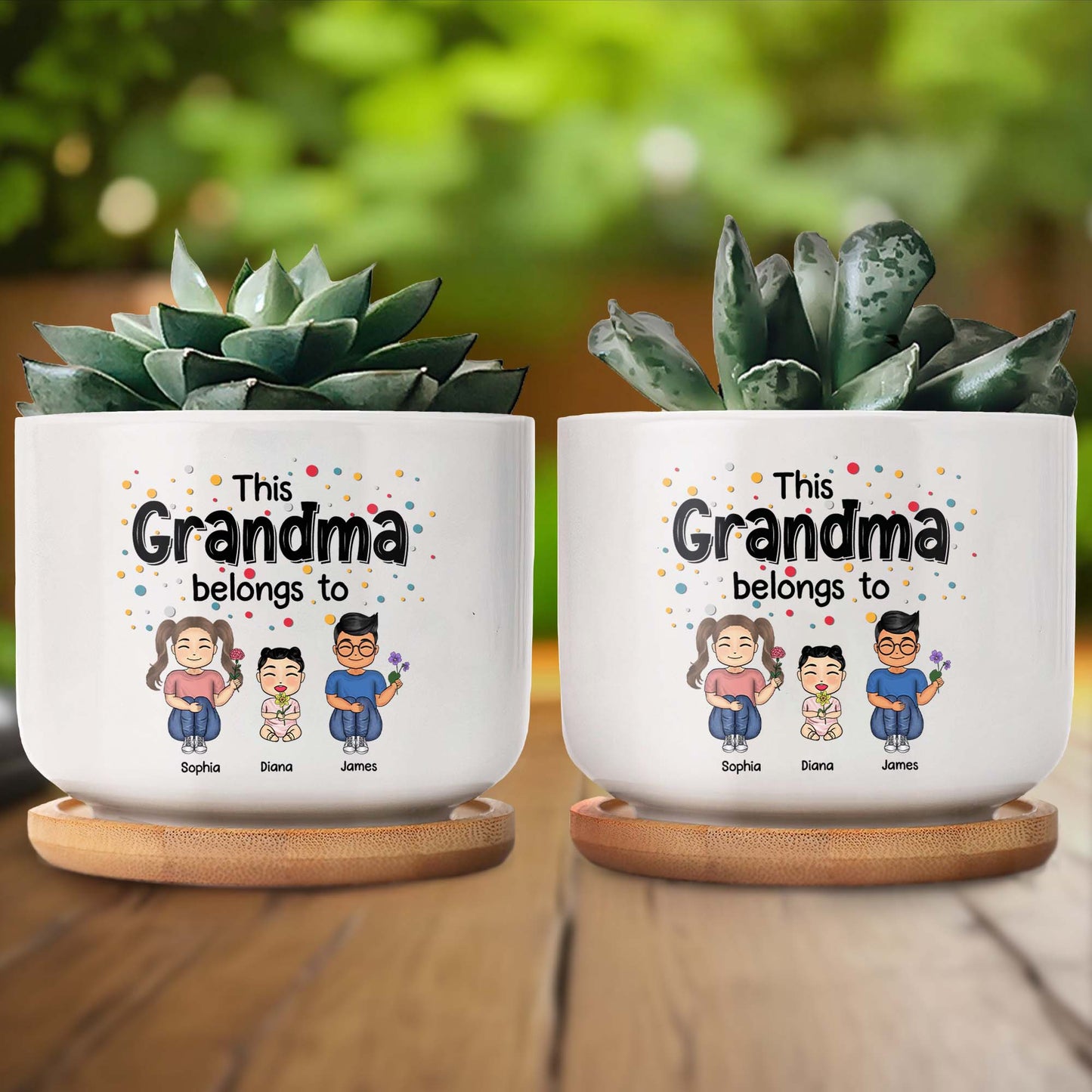 This Grandma Belongs To, Flowers and Polka Dots