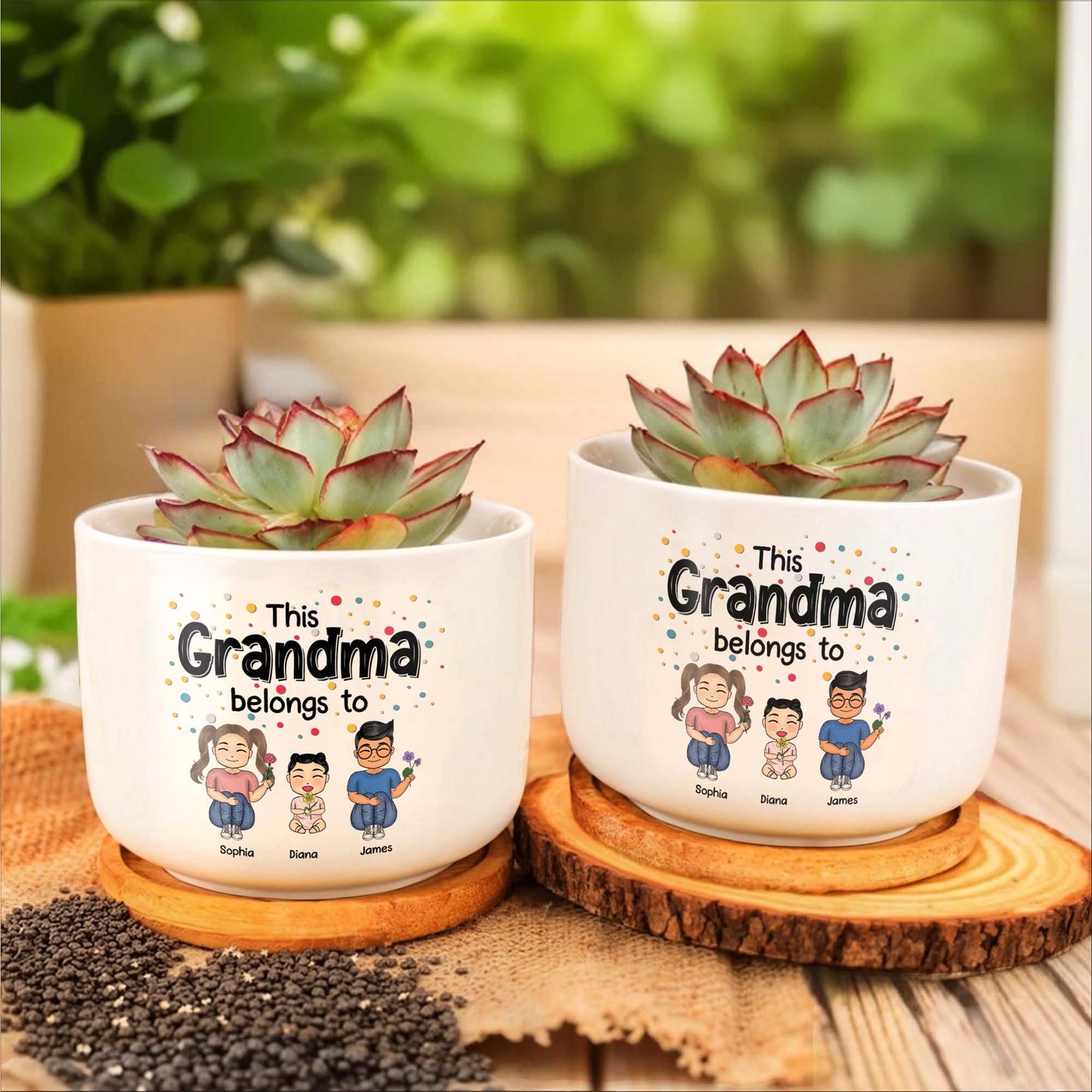 This Grandma Belongs To, Flowers and Polka Dots