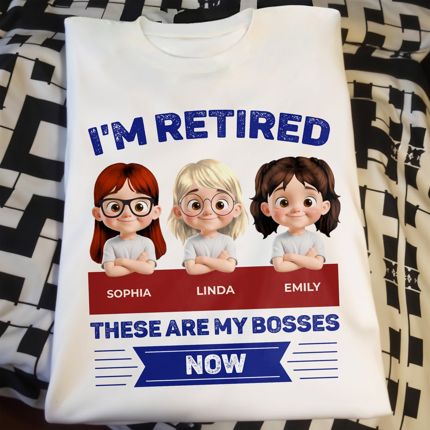 I'm Retired, These Are My Bosses Now, Cartoon Characters