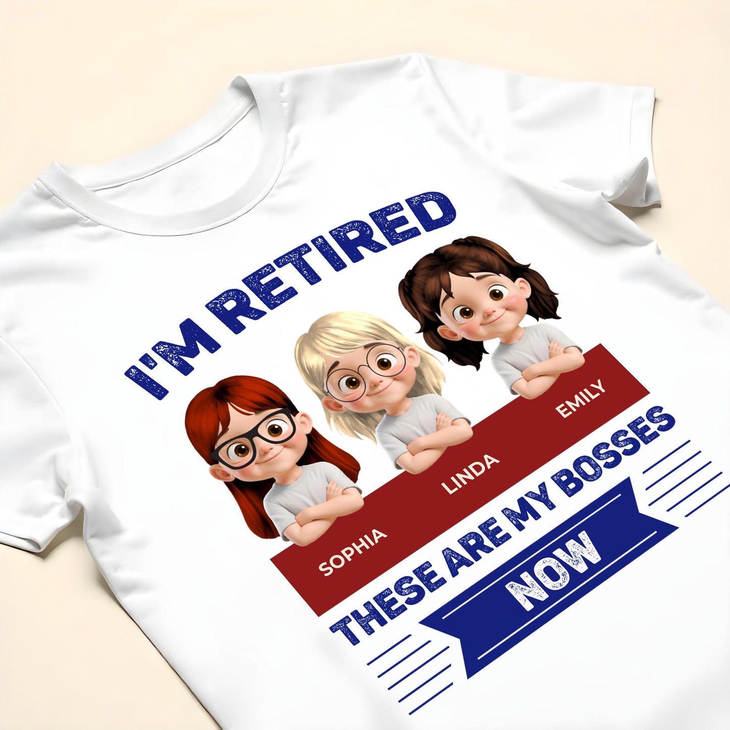 I'm Retired, These Are My Bosses Now, Cartoon Characters