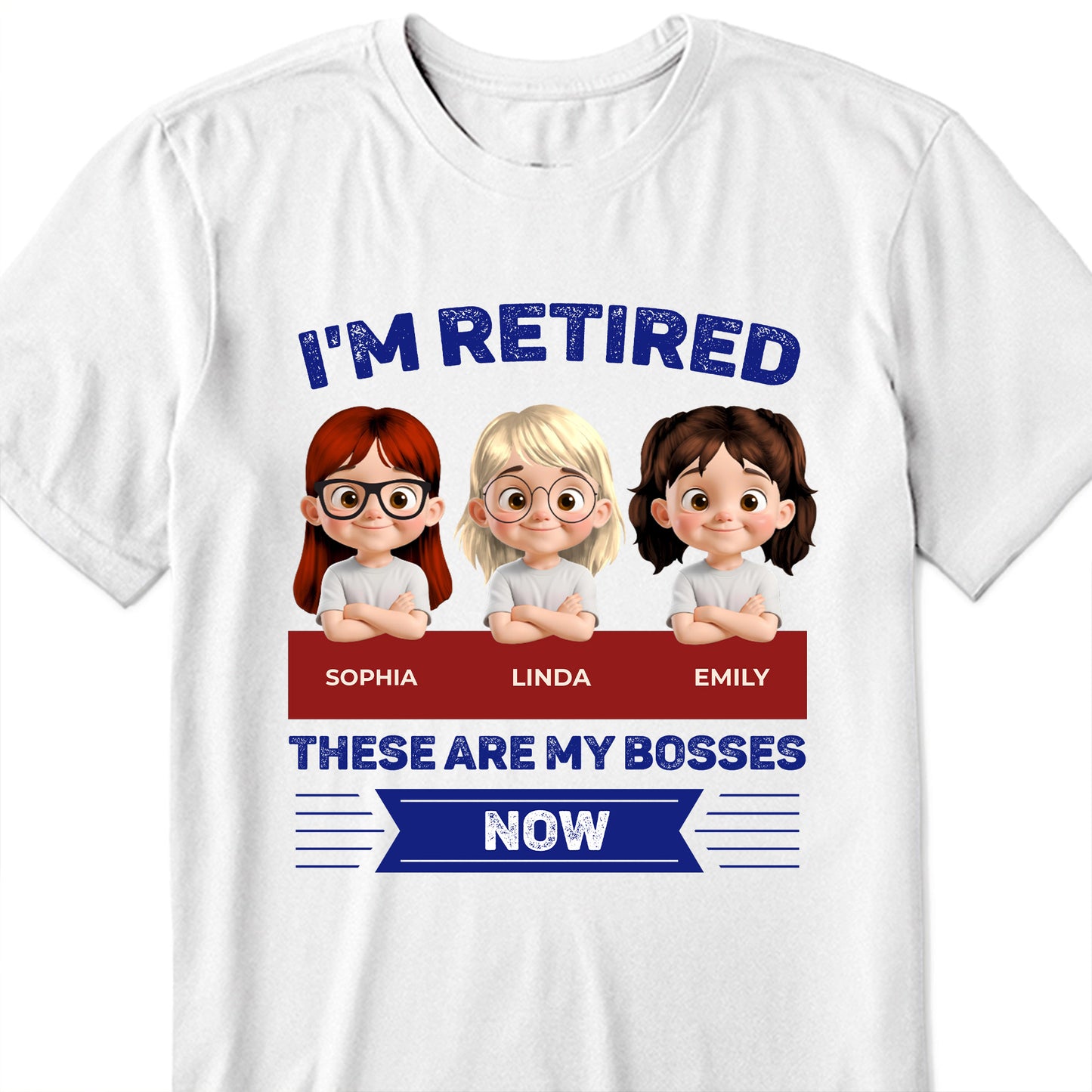 I'm Retired, These Are My Bosses Now, Cartoon Characters