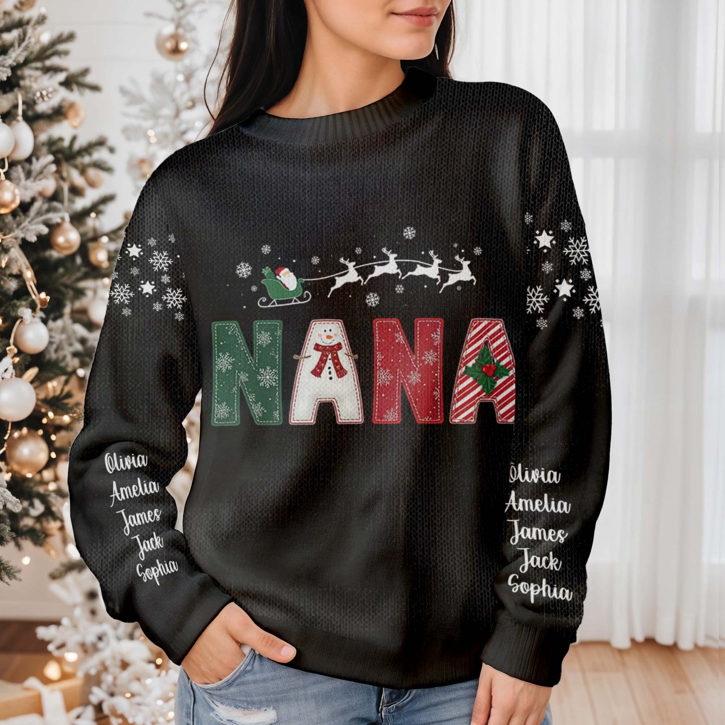 Celebrate The Joyful Holiday Season With Sleigh and Snowman Jumper