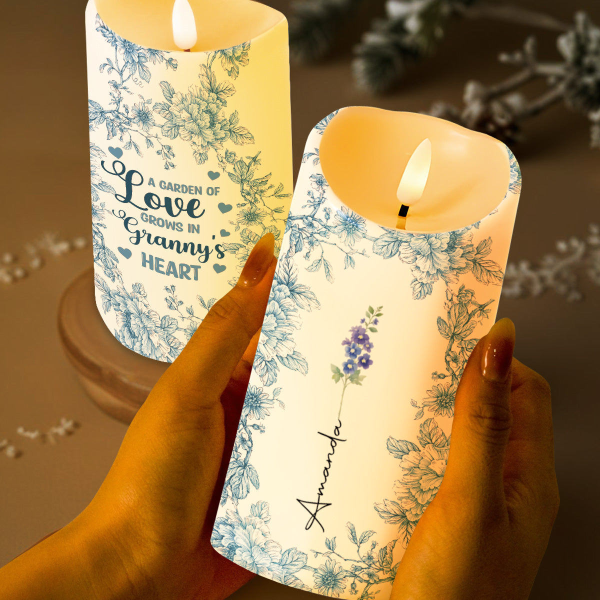 A Garden of Love Grows in Granny's Heart, Flowers and Heart