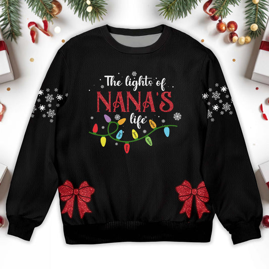 The Light Of Nana's Life Christmas Lights Design