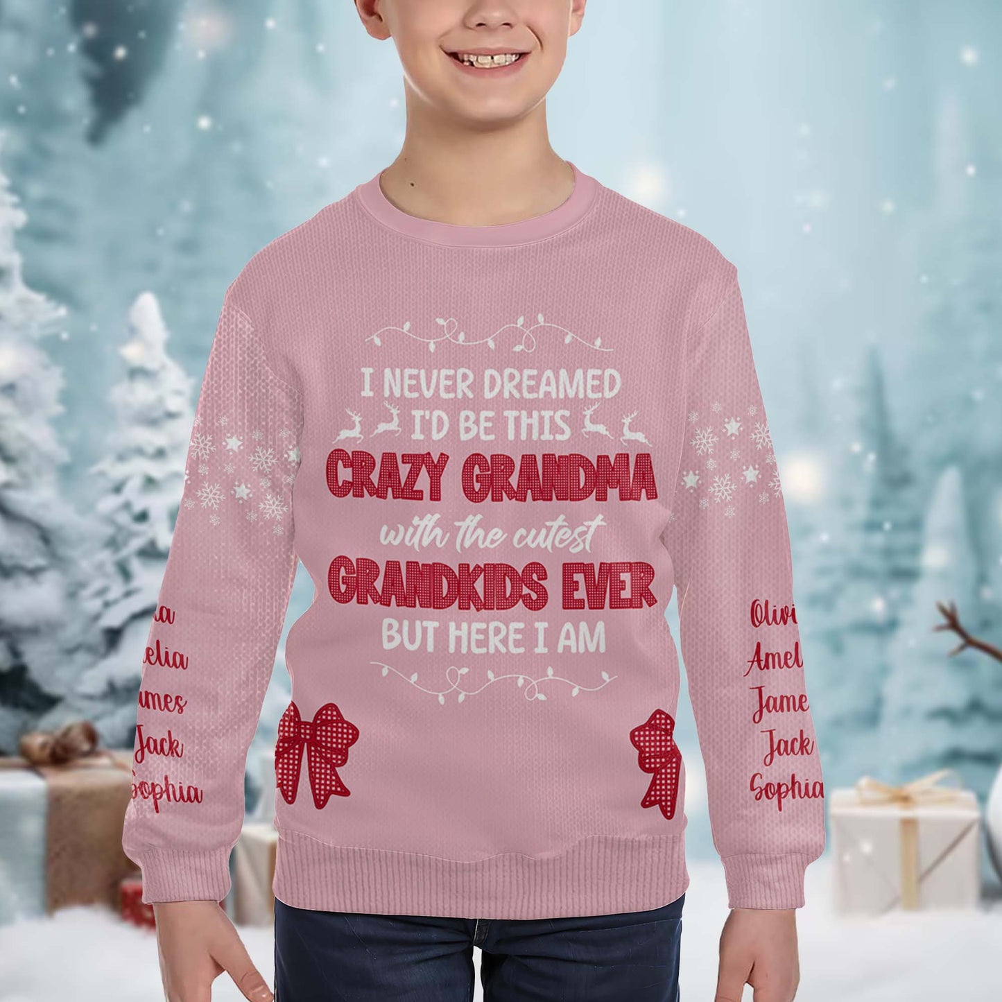Crazy Grandma With The Cutest Grandkids Sweatshirt