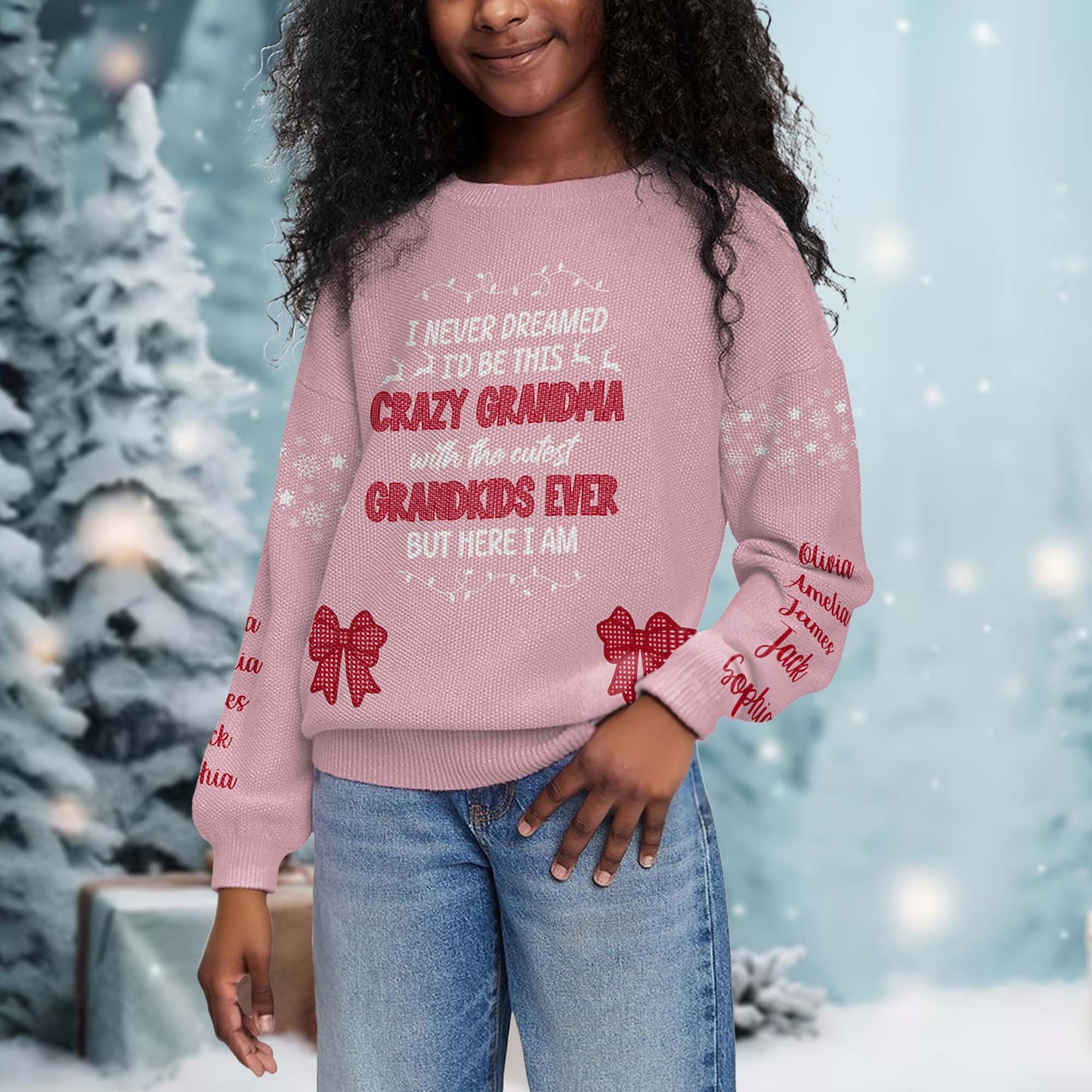 Crazy Grandma With The Cutest Grandkids Sweatshirt