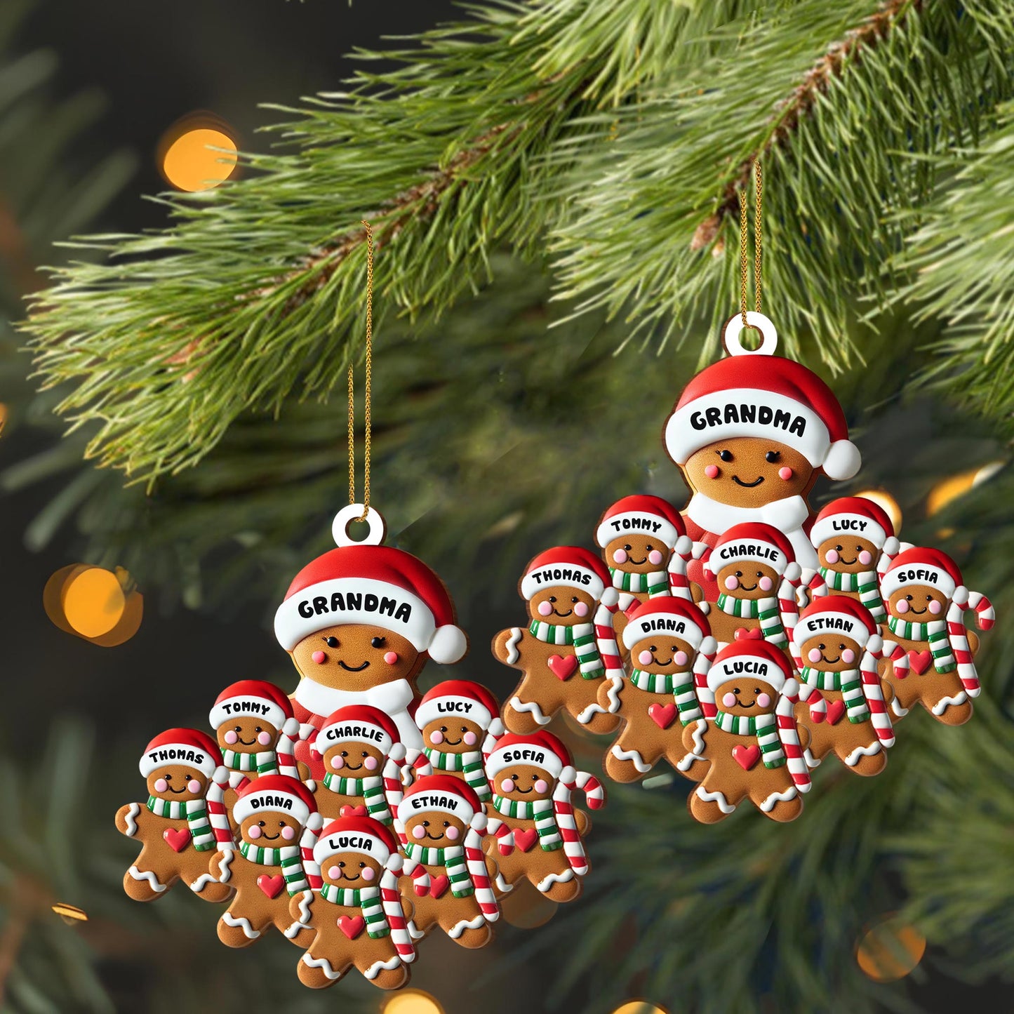 Sweet Seasonal Smiles With Gingerbread Family Design
