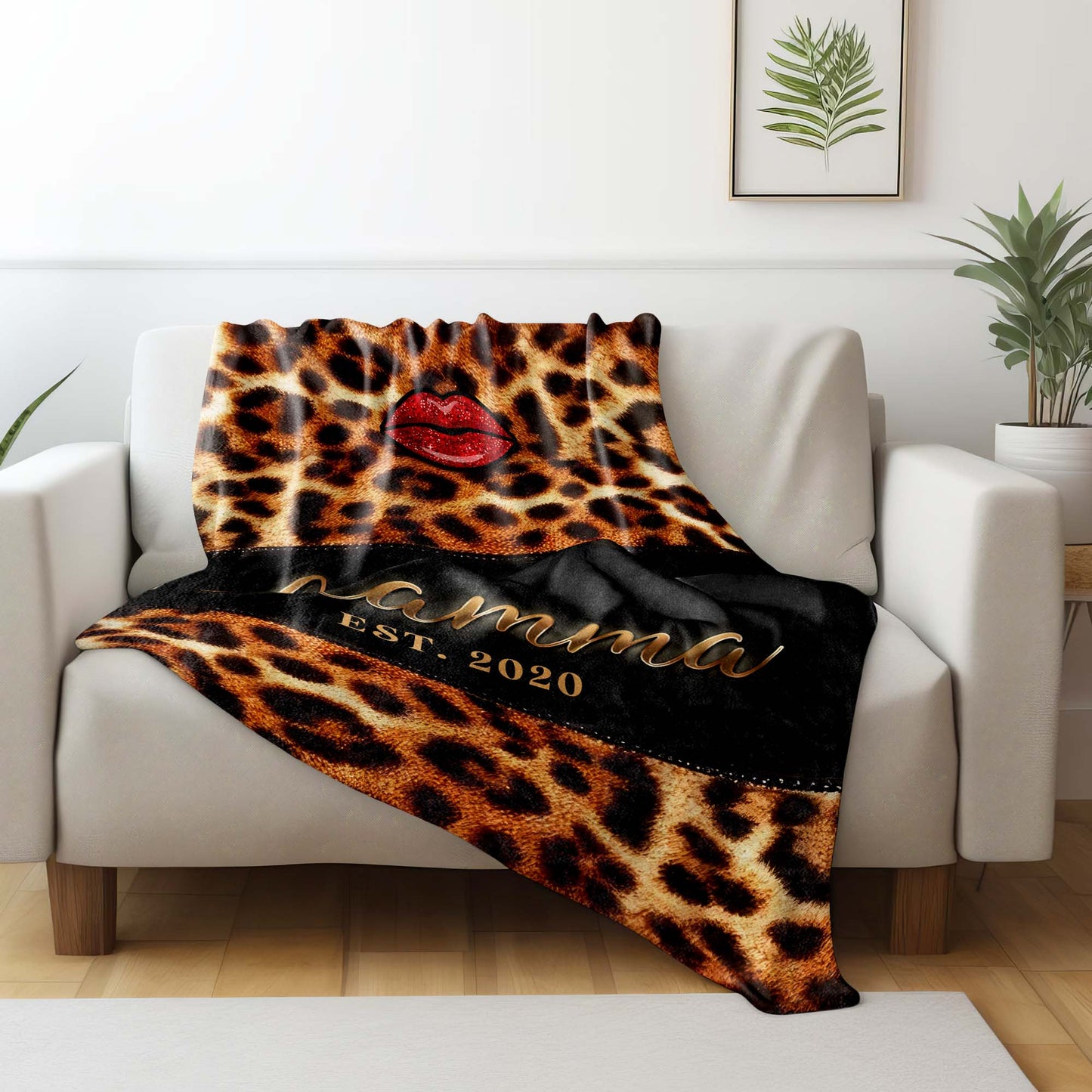 Unleash Your Inner Glamour With Chic Leopard And Lips