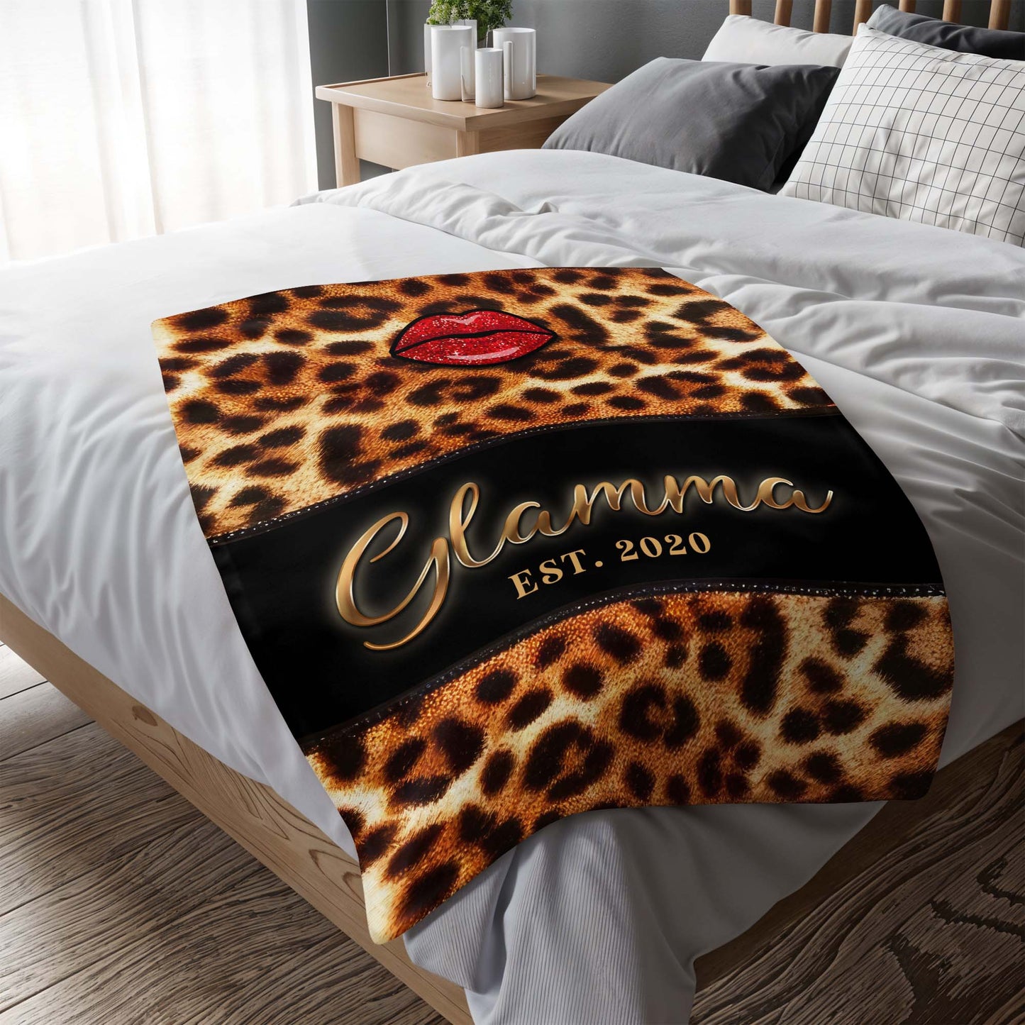 Unleash Your Inner Glamour With Chic Leopard And Lips