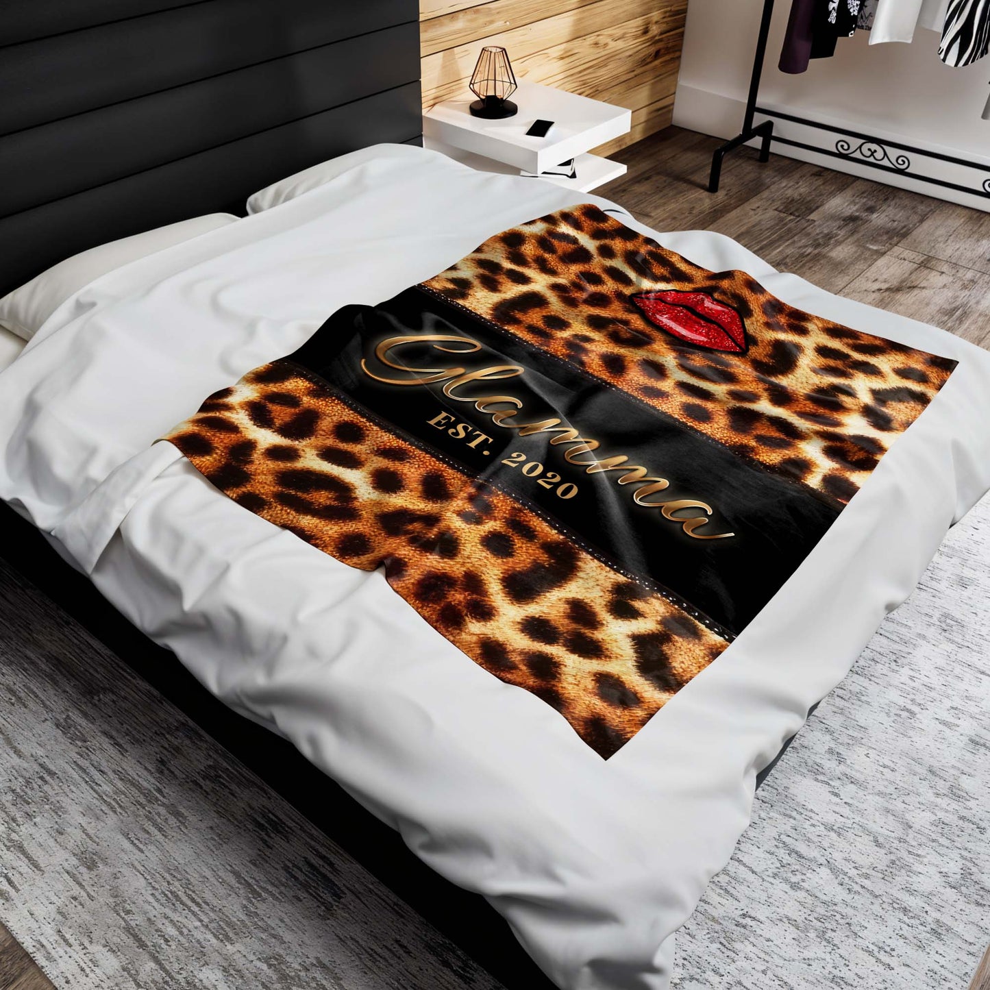 Unleash Your Inner Glamour With Chic Leopard And Lips