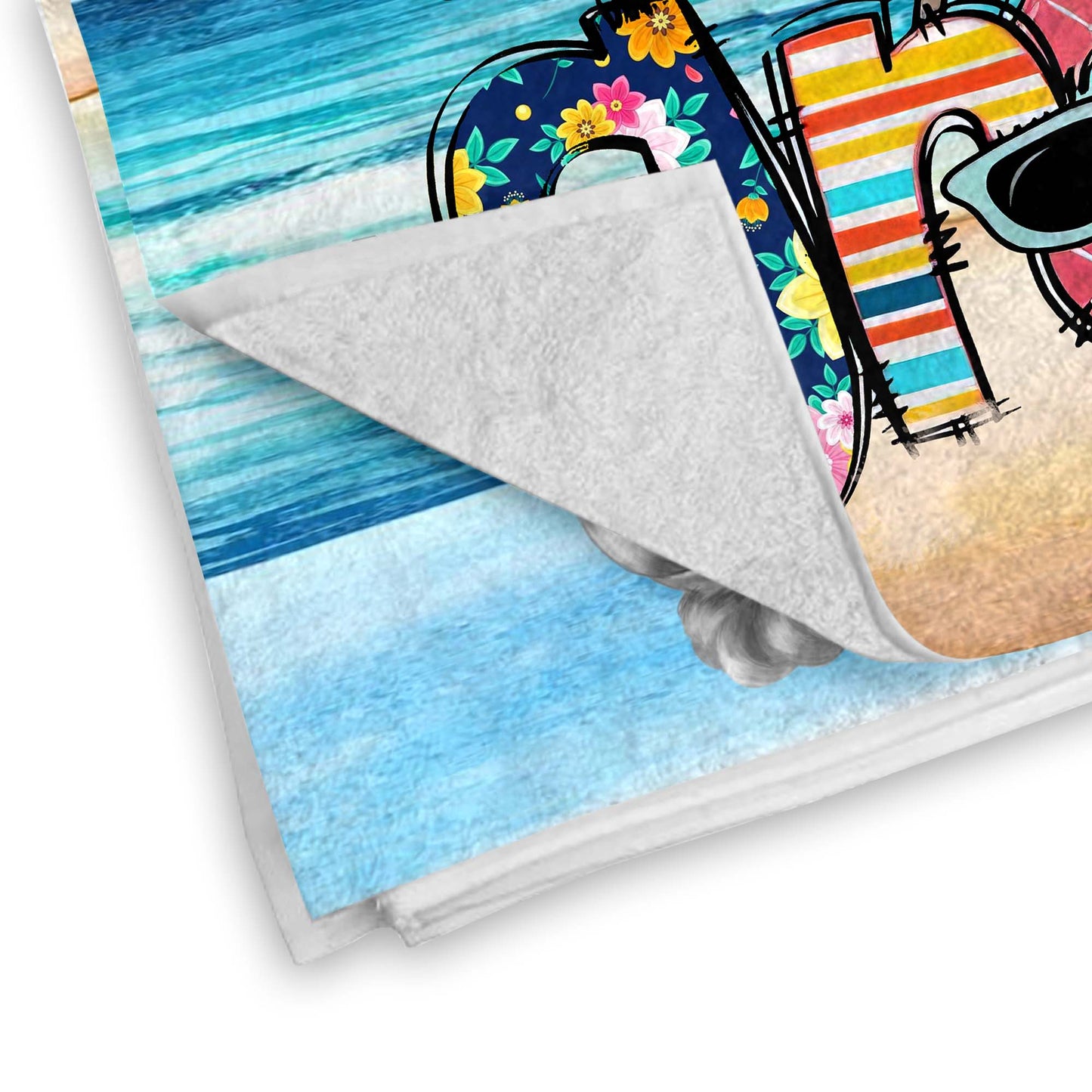 Summer Vibes Enjoy The Little Things Beach Umbrella, Sunglasses