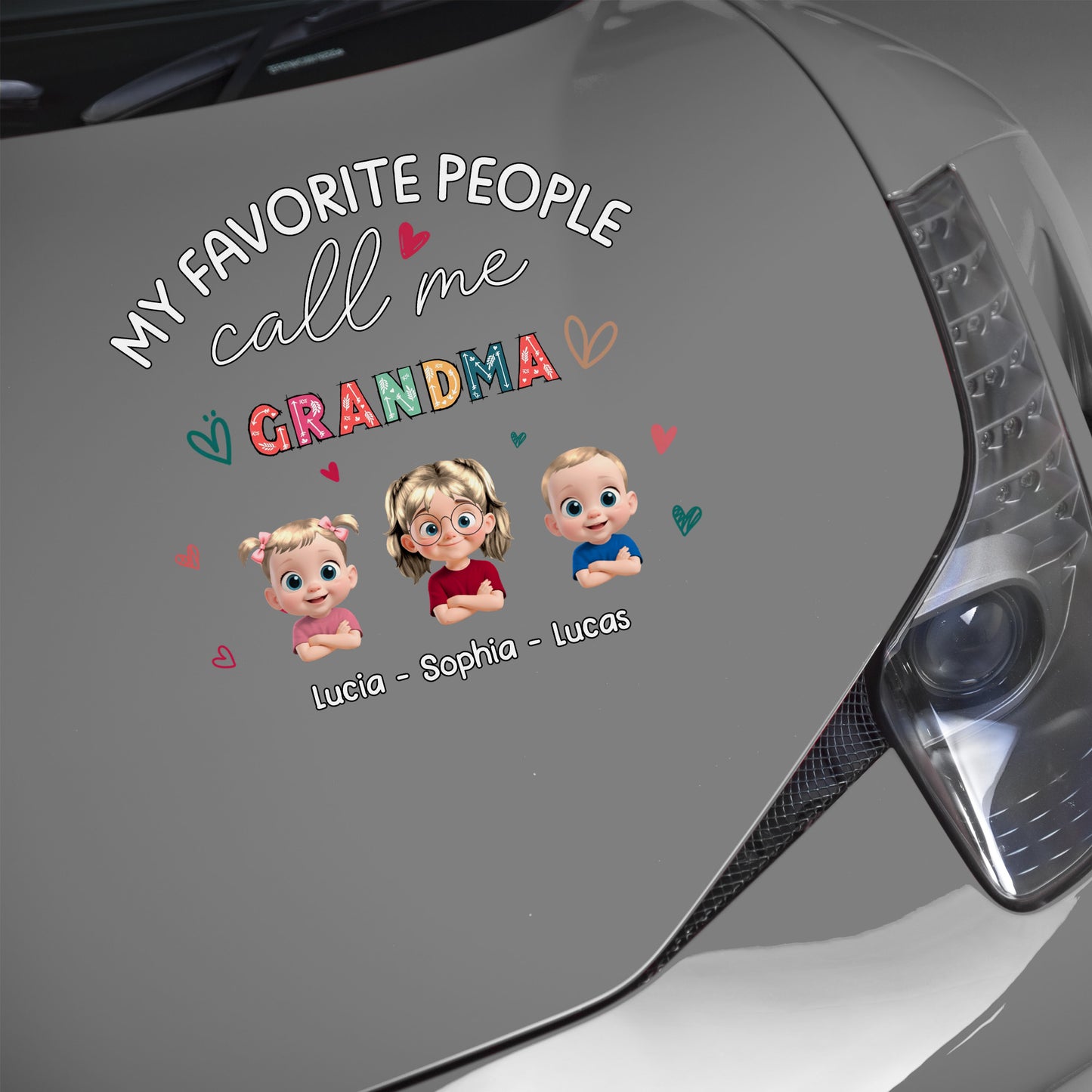 My Favorite People Call Me Grandma Decal