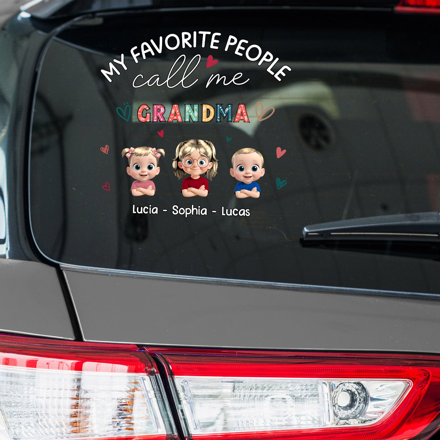 My Favorite People Call Me Grandma Decal