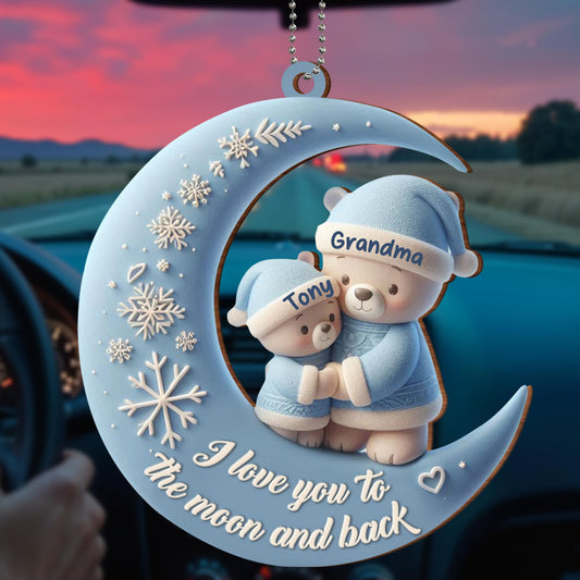 I Love You To The Moon And Back Teddy Bears Decor