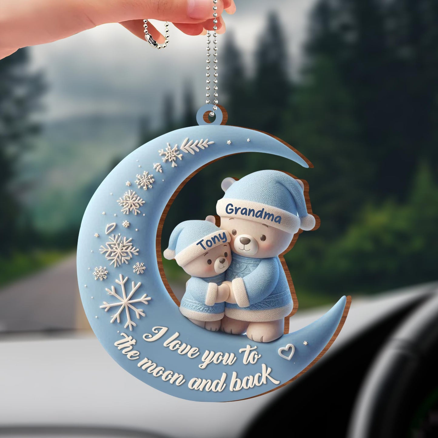 I Love You To The Moon And Back Teddy Bears Decor