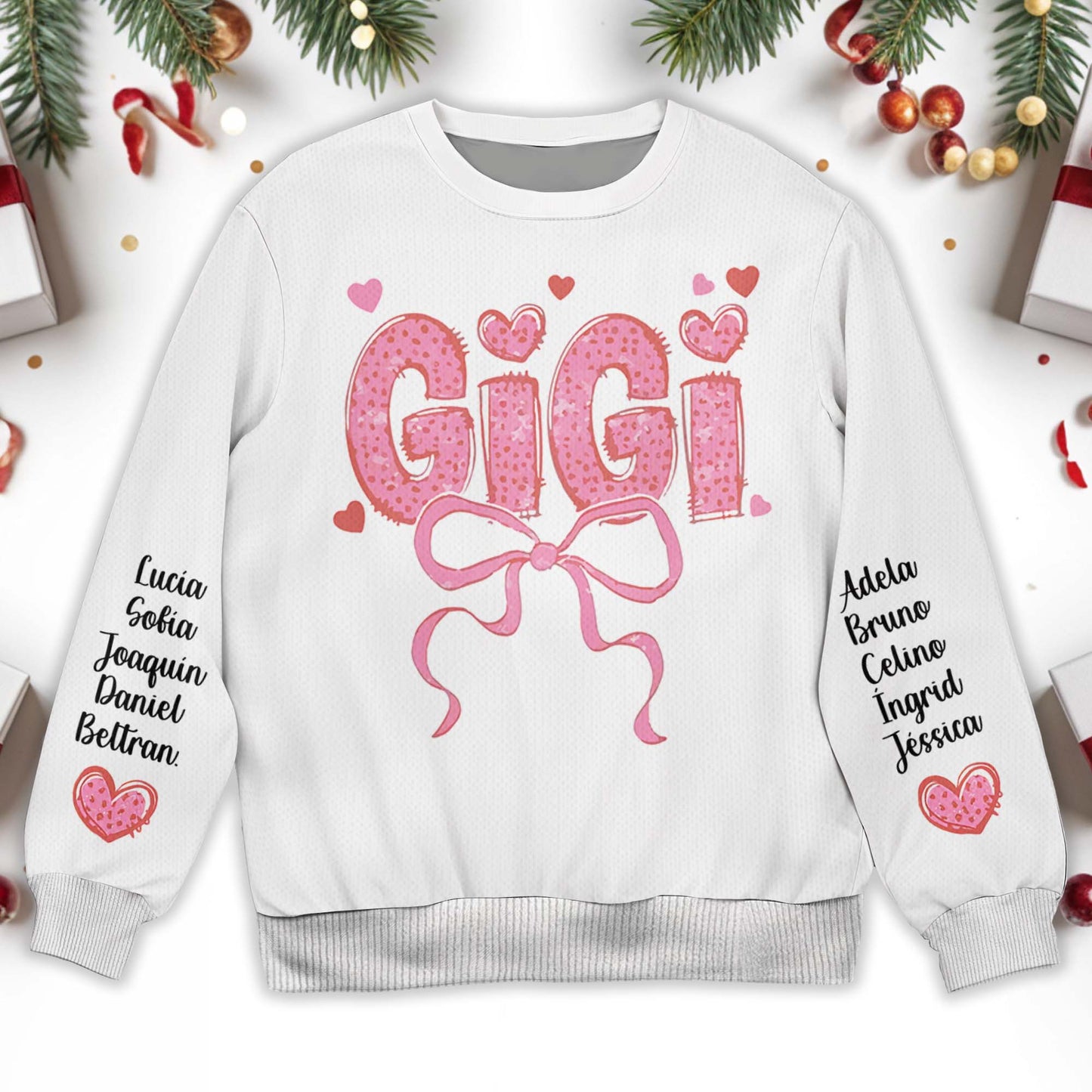 Celebrating Love And Family With Hearts And Bow