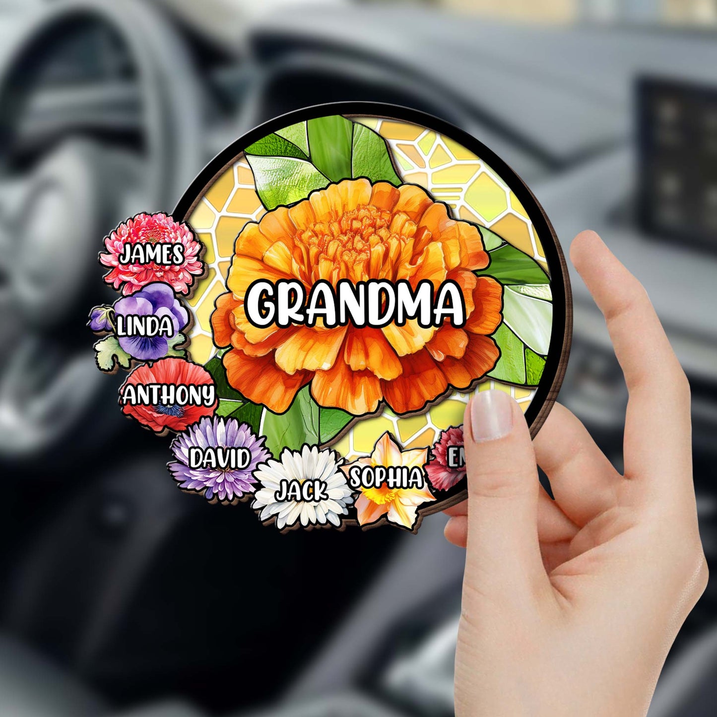 Grandma A Bond That Blooms Forever Surrounded By Love