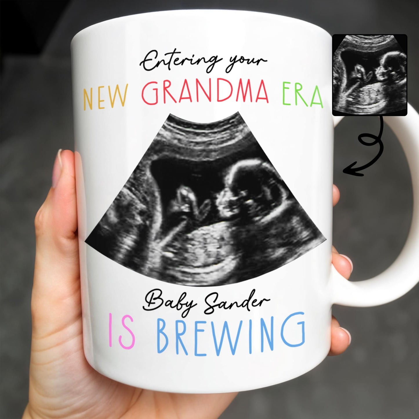 Entering Your New Grandma Era, Baby Sander Is Brewing, Ultrasound Image