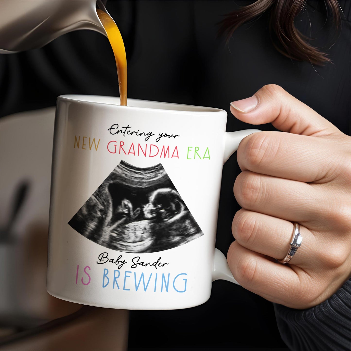 Entering Your New Grandma Era, Baby Sander Is Brewing, Ultrasound Image