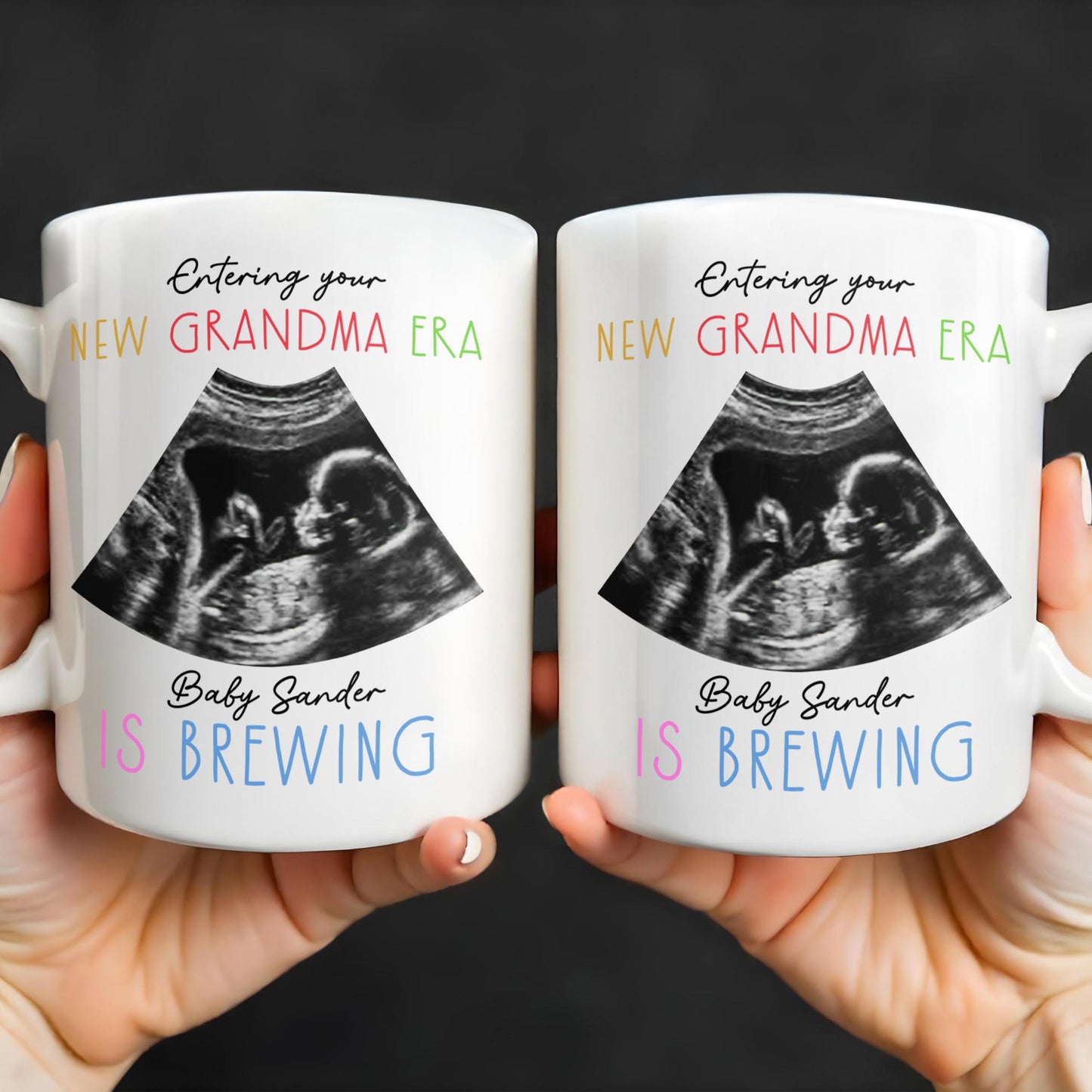 Entering Your New Grandma Era, Baby Sander Is Brewing, Ultrasound Image