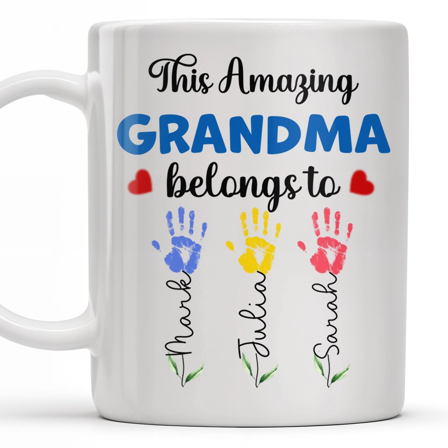 This Amazing Grandma Belongs To, Handprints
