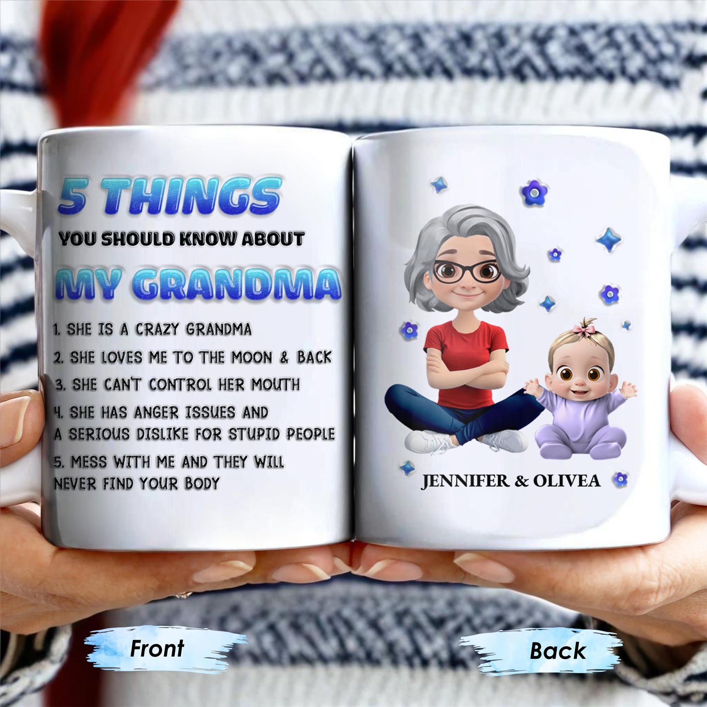 5 Things You Should Know About My Grandma, Cartoon Grandma And Baby