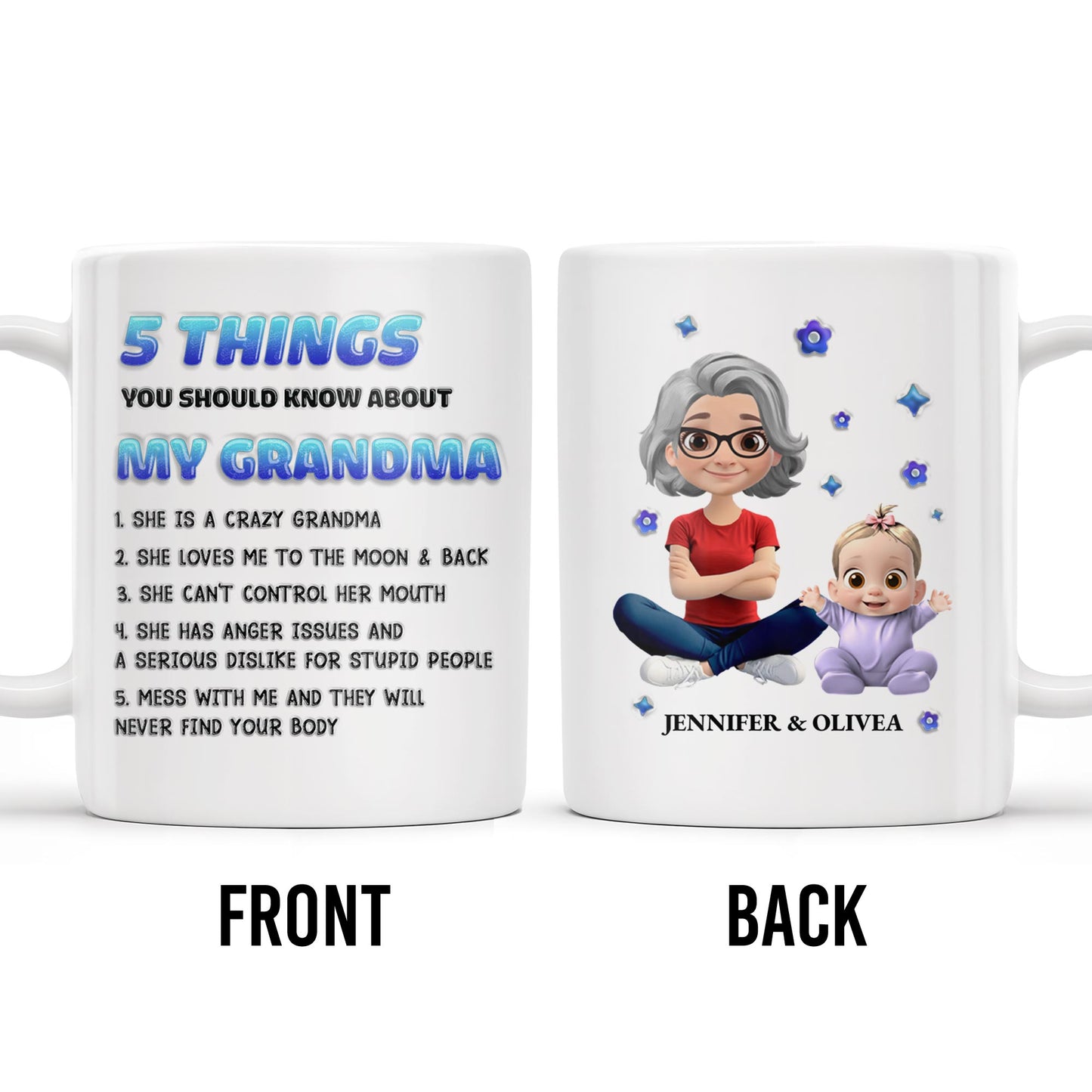 5 Things You Should Know About My Grandma, Cartoon Grandma And Baby