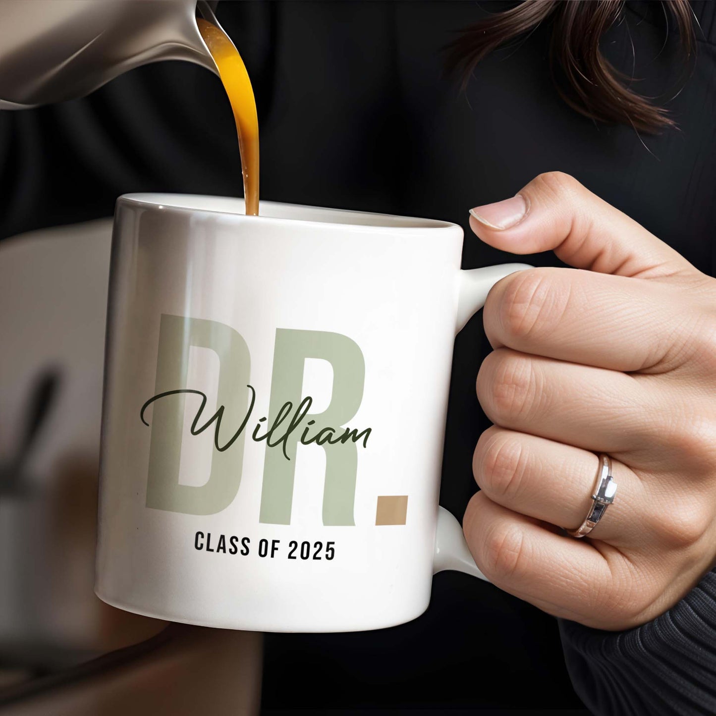 Best Doctor Ever Celebrating Dedication Title Mug - Personalized Custom Coffee Mug - GRAD003_MG