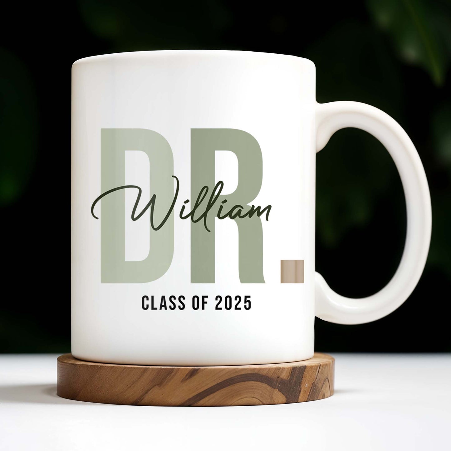 Best Doctor Ever Celebrating Dedication Title Mug - Personalized Custom Coffee Mug - GRAD003_MG